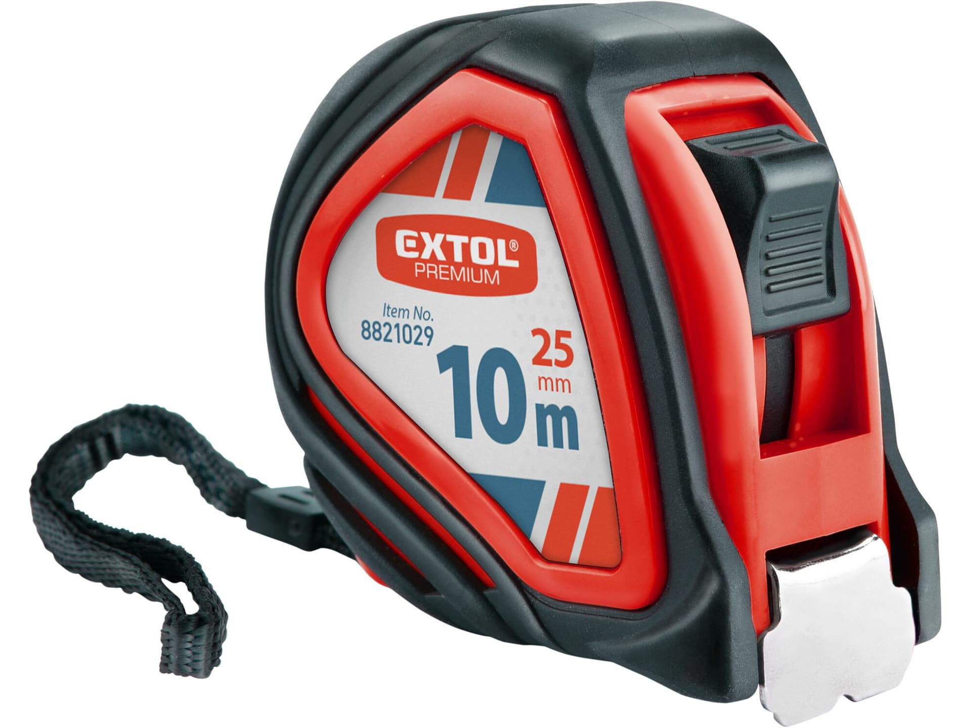 Meter zvinovací, 10m, šírka pásu 25mm (8821029)