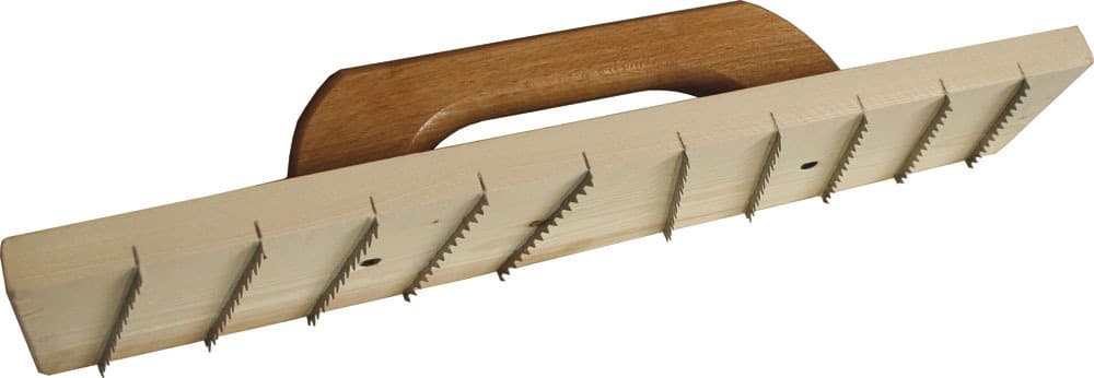 Škrabák na pórobetón drevený, 450x100mm, 10 pílových listov