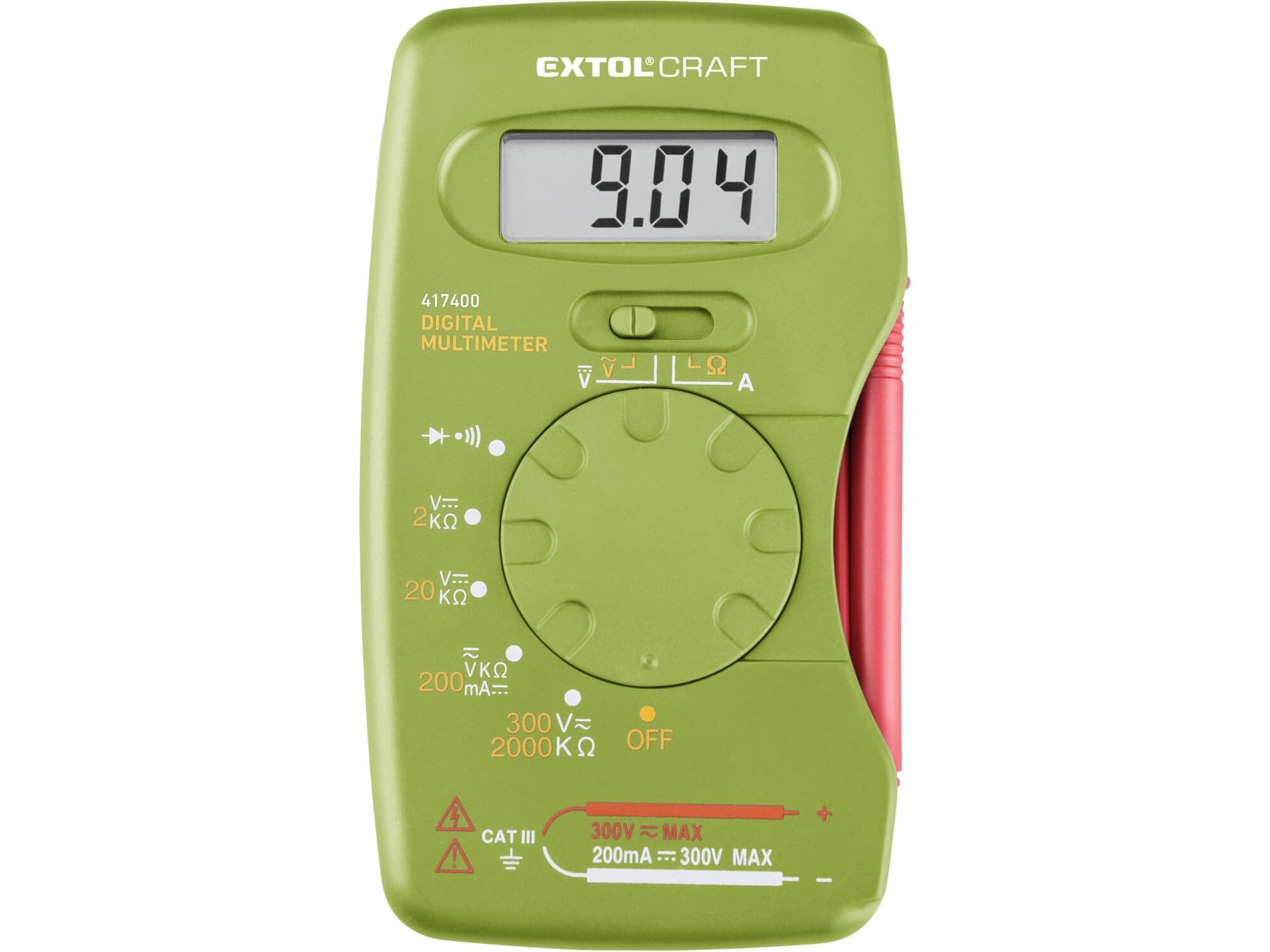 Multimeter digitálny s automatickou voľbou rozsahov (417400)