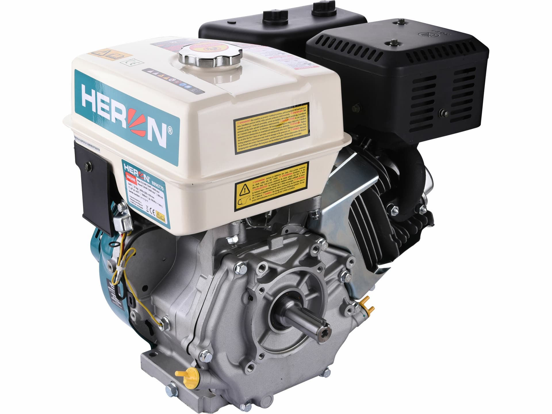 Motor benzínový spaľovací, obsah 389ccm, výkon 9,5kW