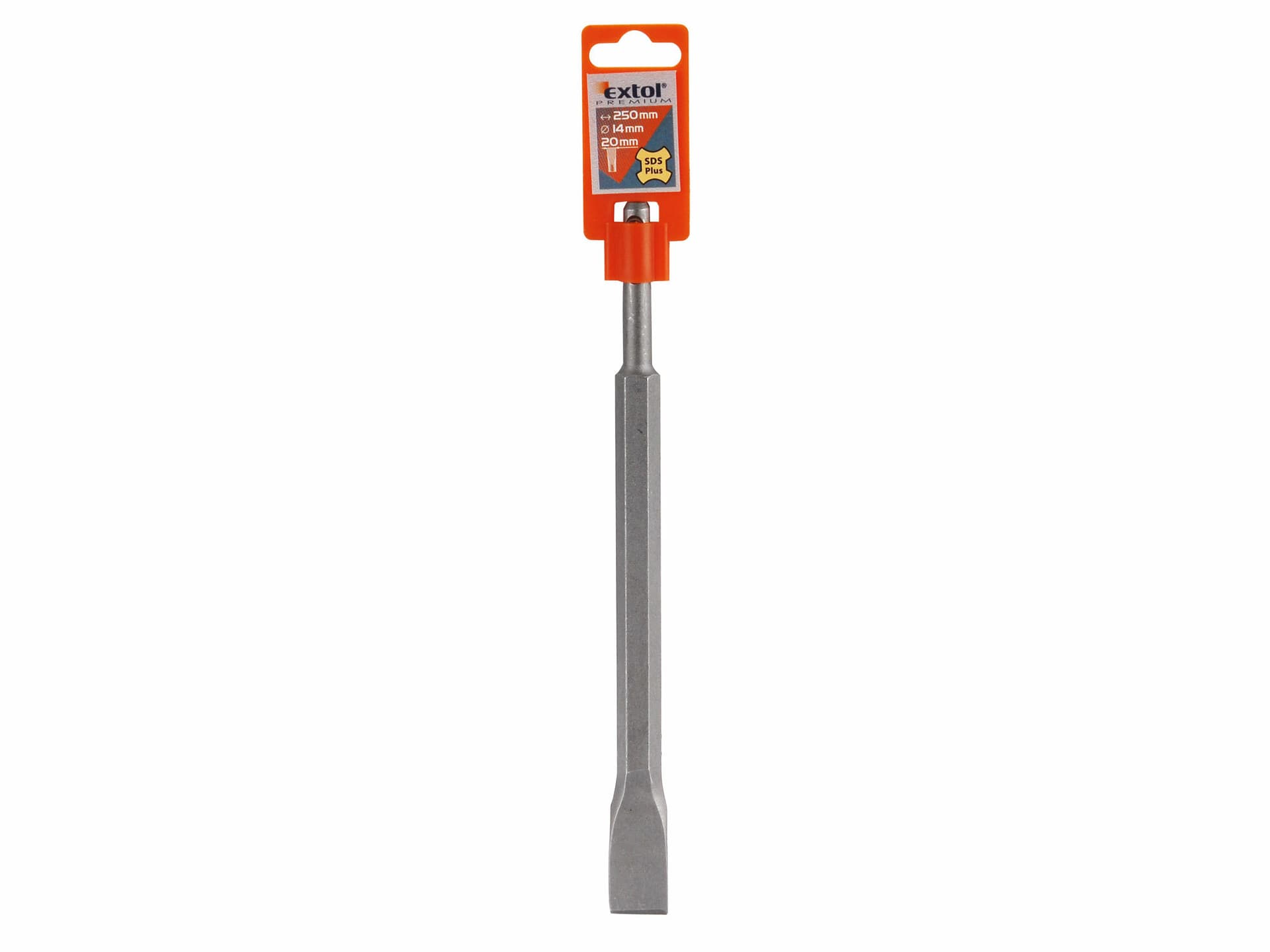 Sekáč plochý SDS-plus, 250mm, šírka 20mm – 2