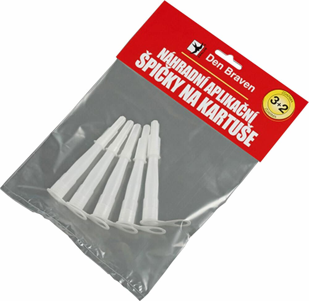 Náhradné aplikačné špičky na kartuše 3+2ks