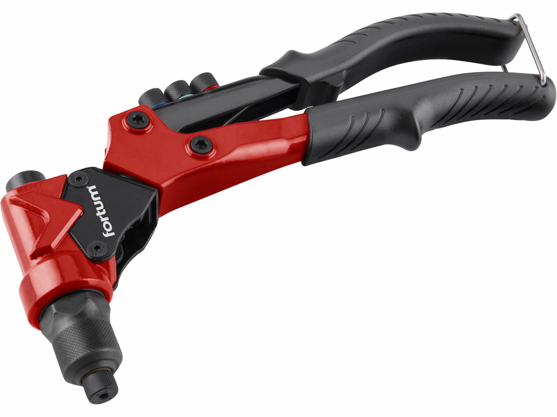 Kliešte nitovacie s otočnou hlavou, 260mm, 2v1, nity 2,4-4,8mm, matice M3-M6
