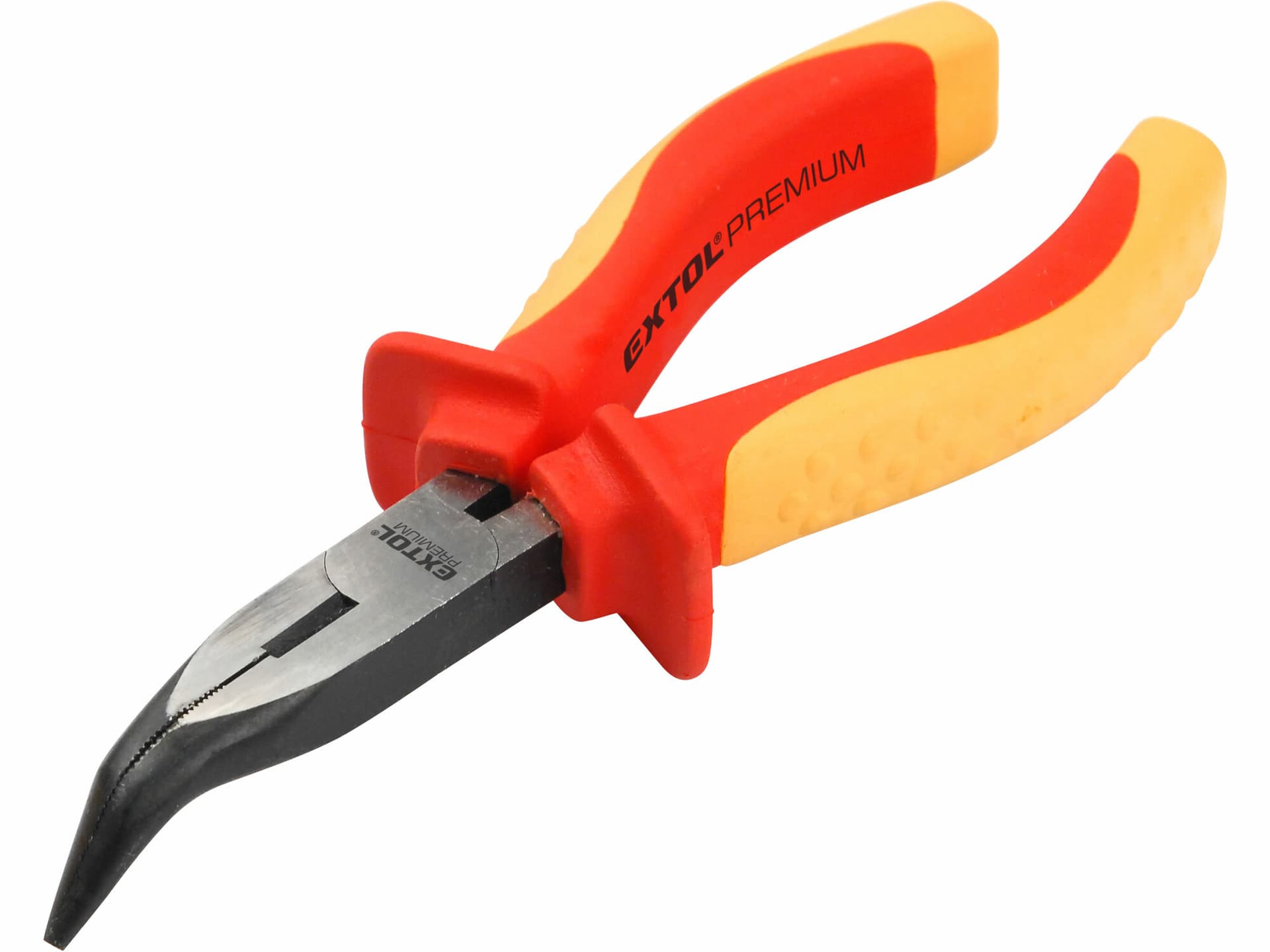 Kliešte pologuľaté zahnuté 1000V, VDE, 160mm