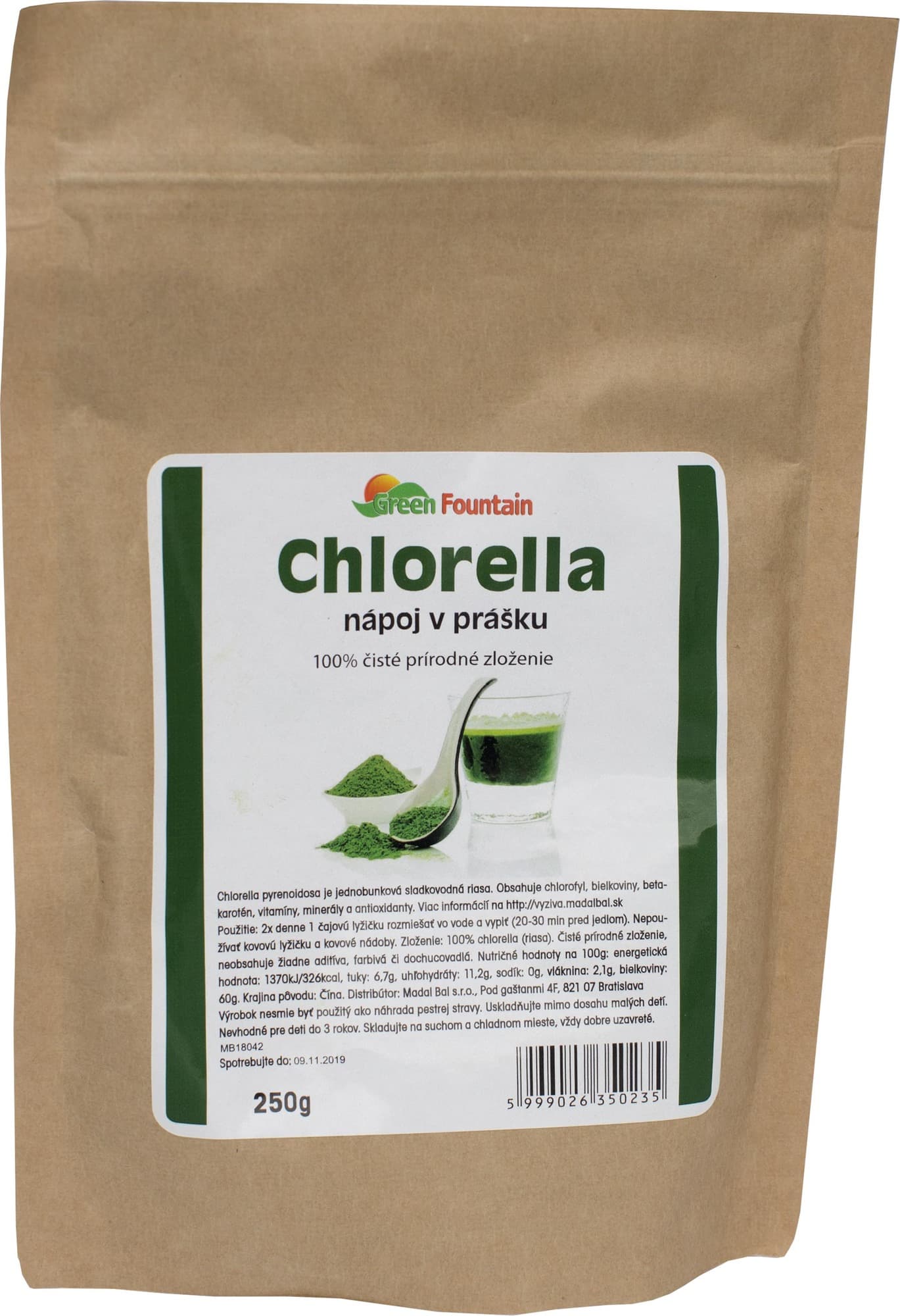 Chlorella - nápoj v prášku 250g