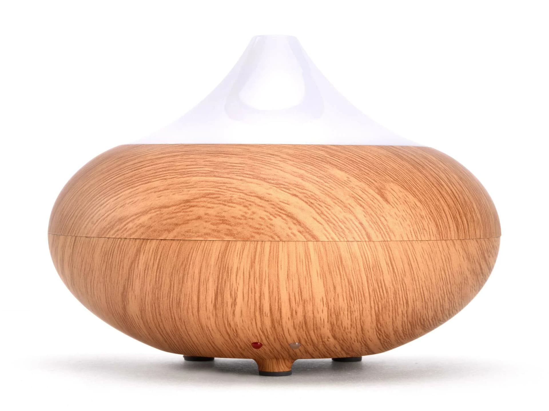 Aróma difuzér FUJI, svetlé drevo, 150ml, 7 farieb, 7W, Ø13x10cm