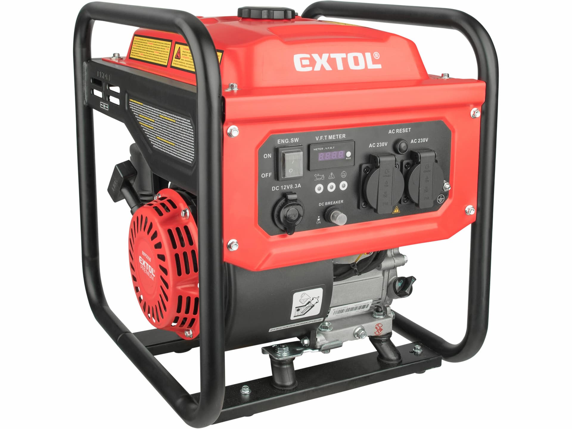 Elektrocentrála invertorová rámová 1F, 3,5kW, 7HP, ručný štart