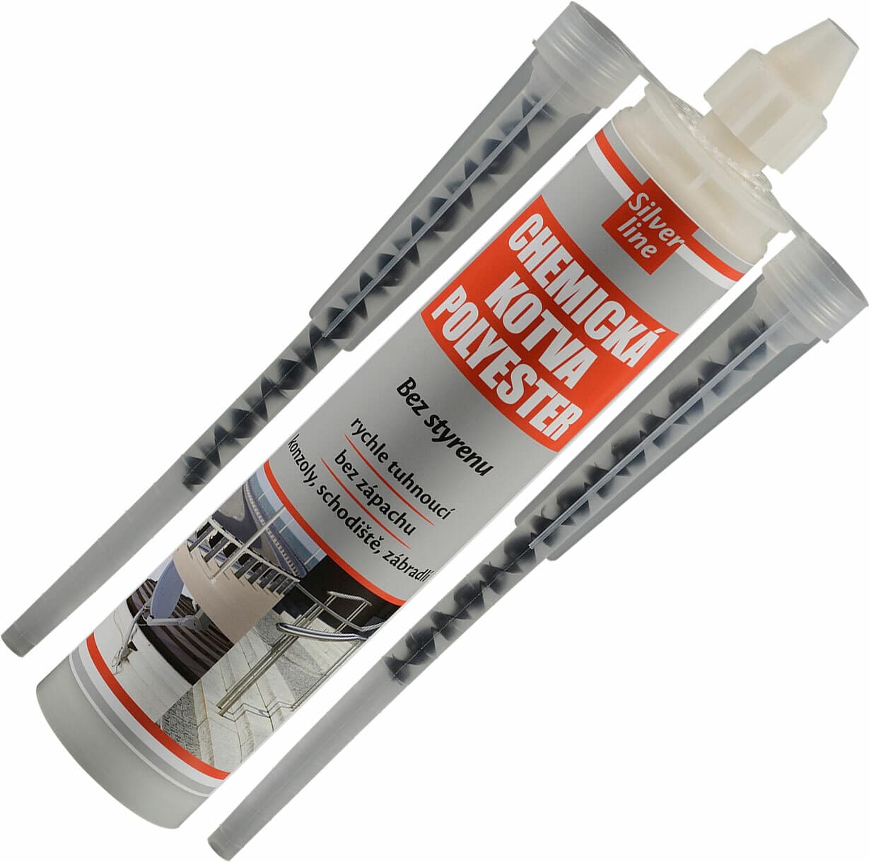 Chemická kotva POLYESTER bez styrénu, objem 300ml