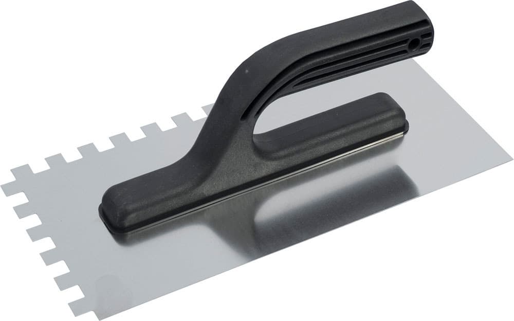 Hladidlo antikorové, 270x130mm, zuby 12x12mm