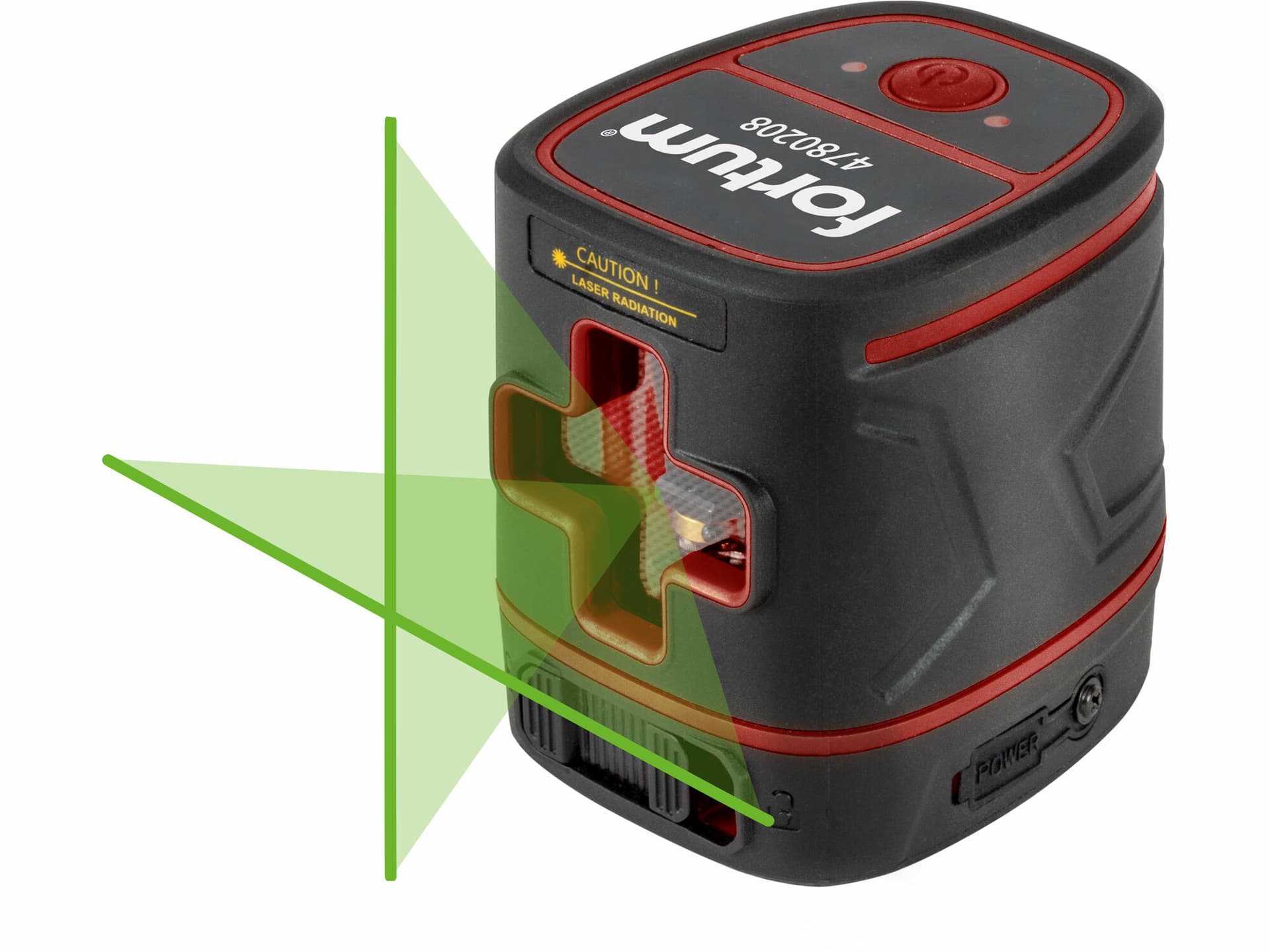Laser líniový, krížový samonivelačný, zelený, 1H1V, Li-ion akumulátor