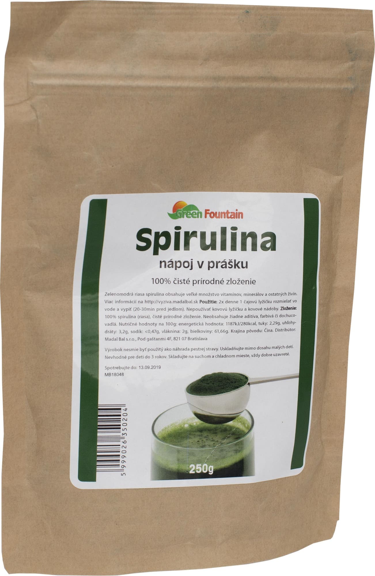 Spirulina - nápoj v prášku 250g