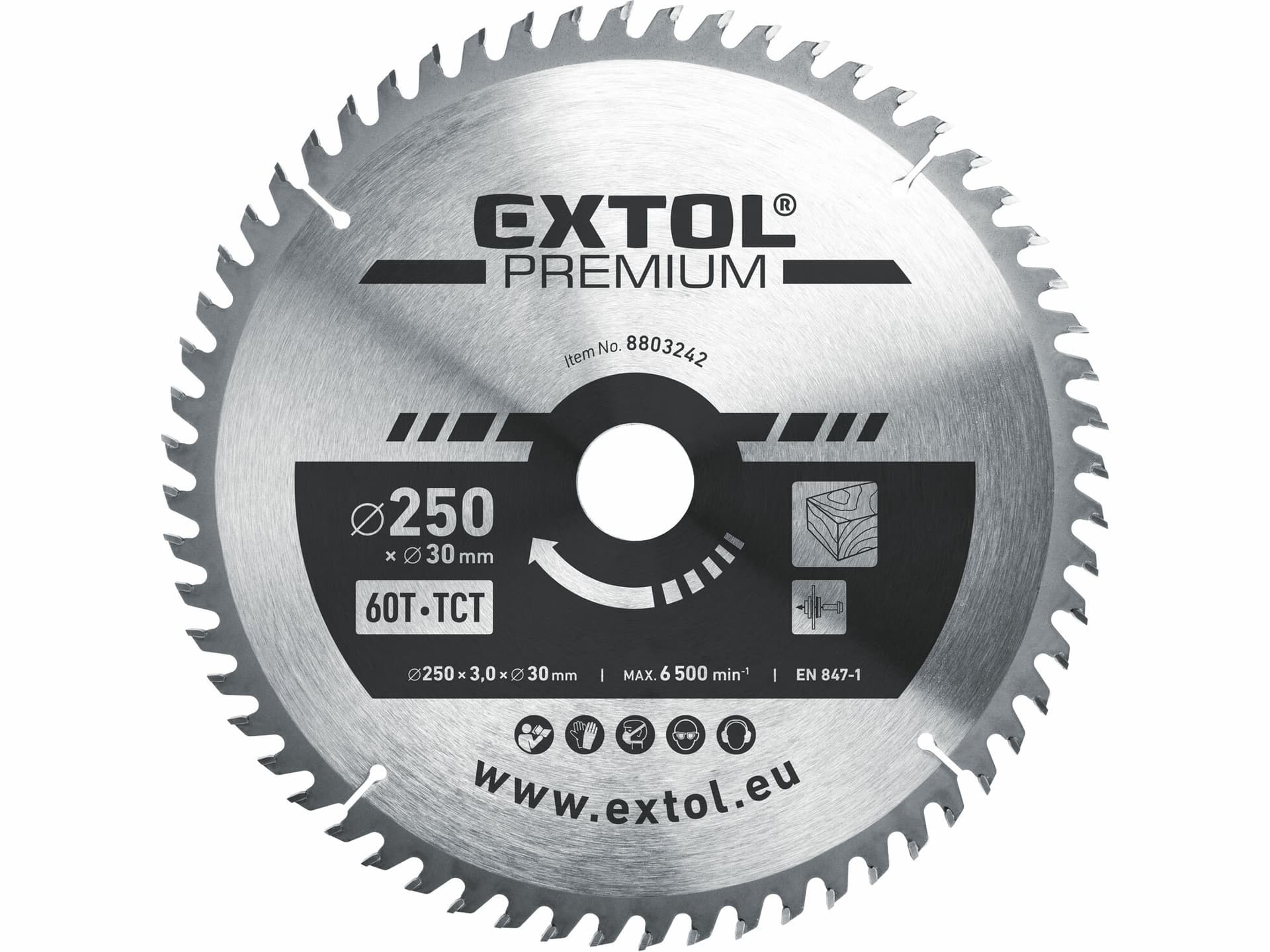 Kotúč pílový s SK plátkami, Ø250x3,2x30mm, 60z