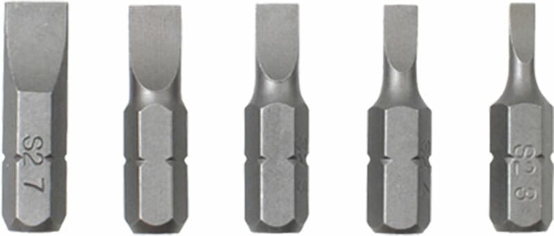 Bity ploché 3-4-5-6-7x25mm