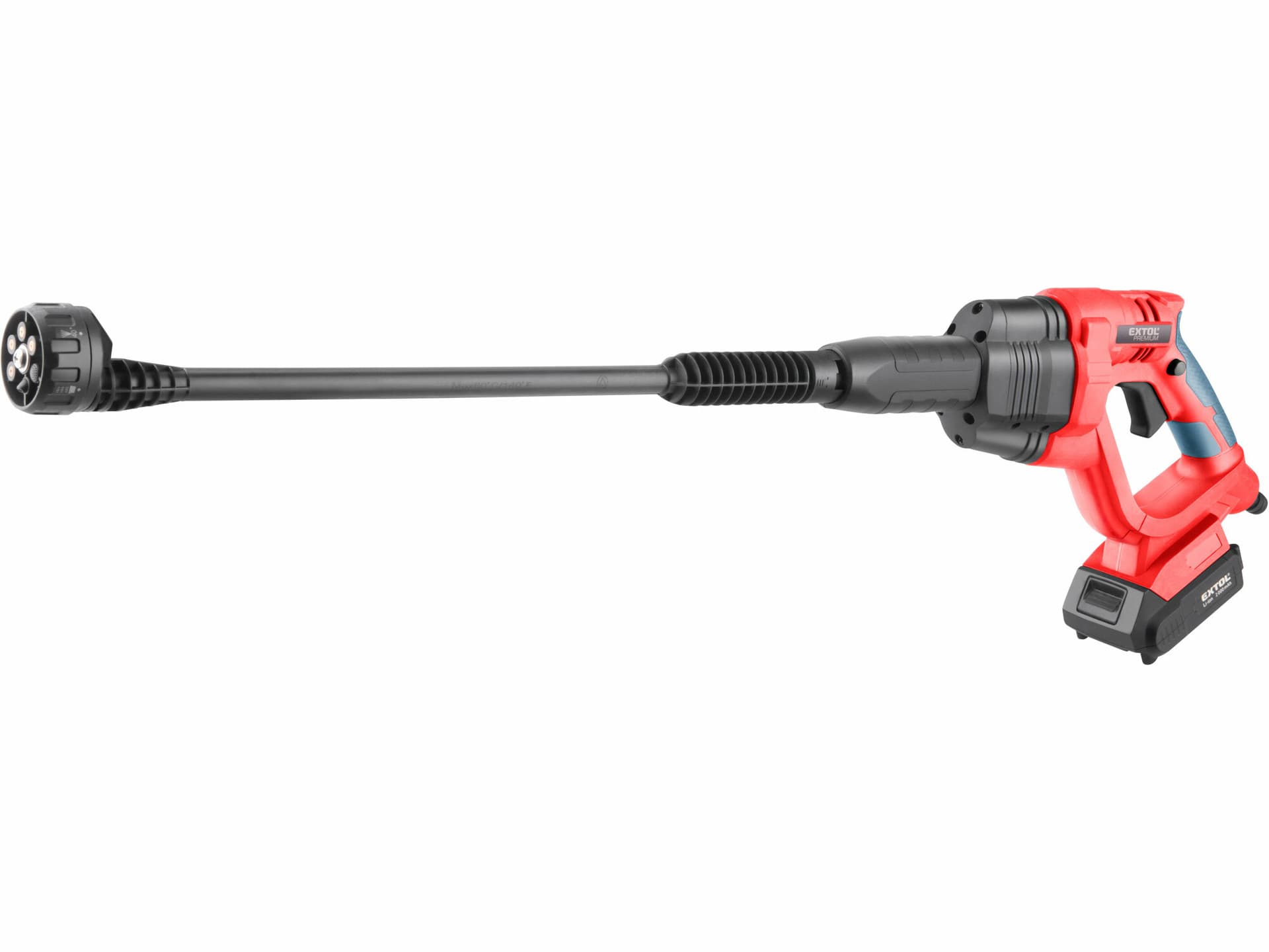 Čistič tlakový aku Share20V, 1x 2Ah, 22bar, 120 l/h