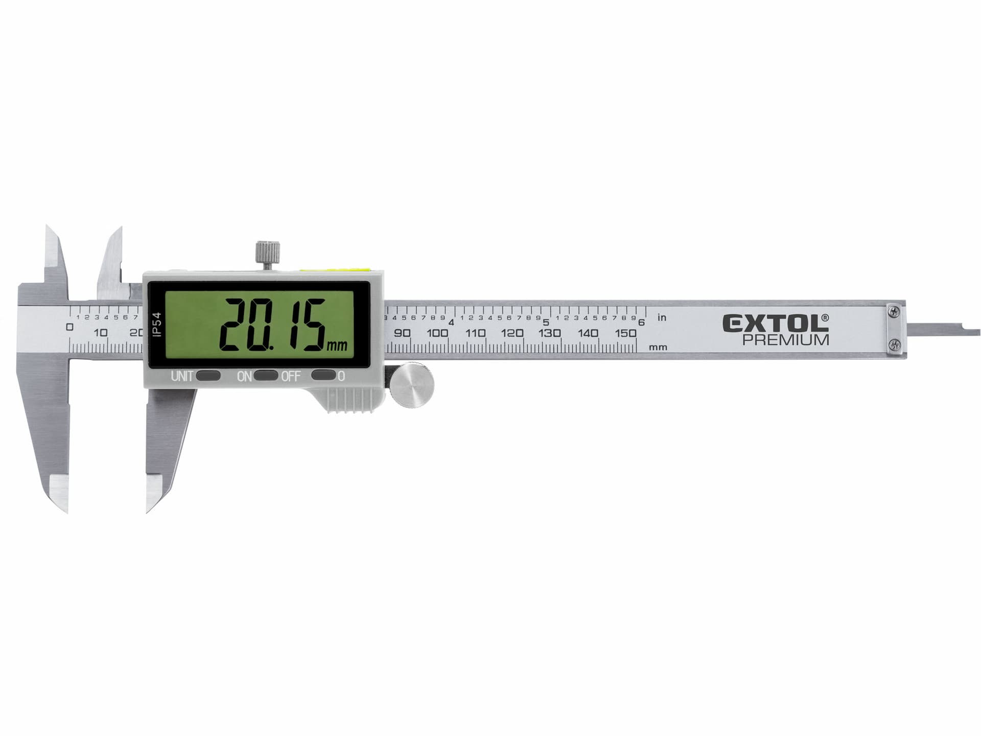 Meradlo posuvné digitálne, 0-150mm, rozlíšenie 0,01mm, presnosť 0,02mm, USB výstup