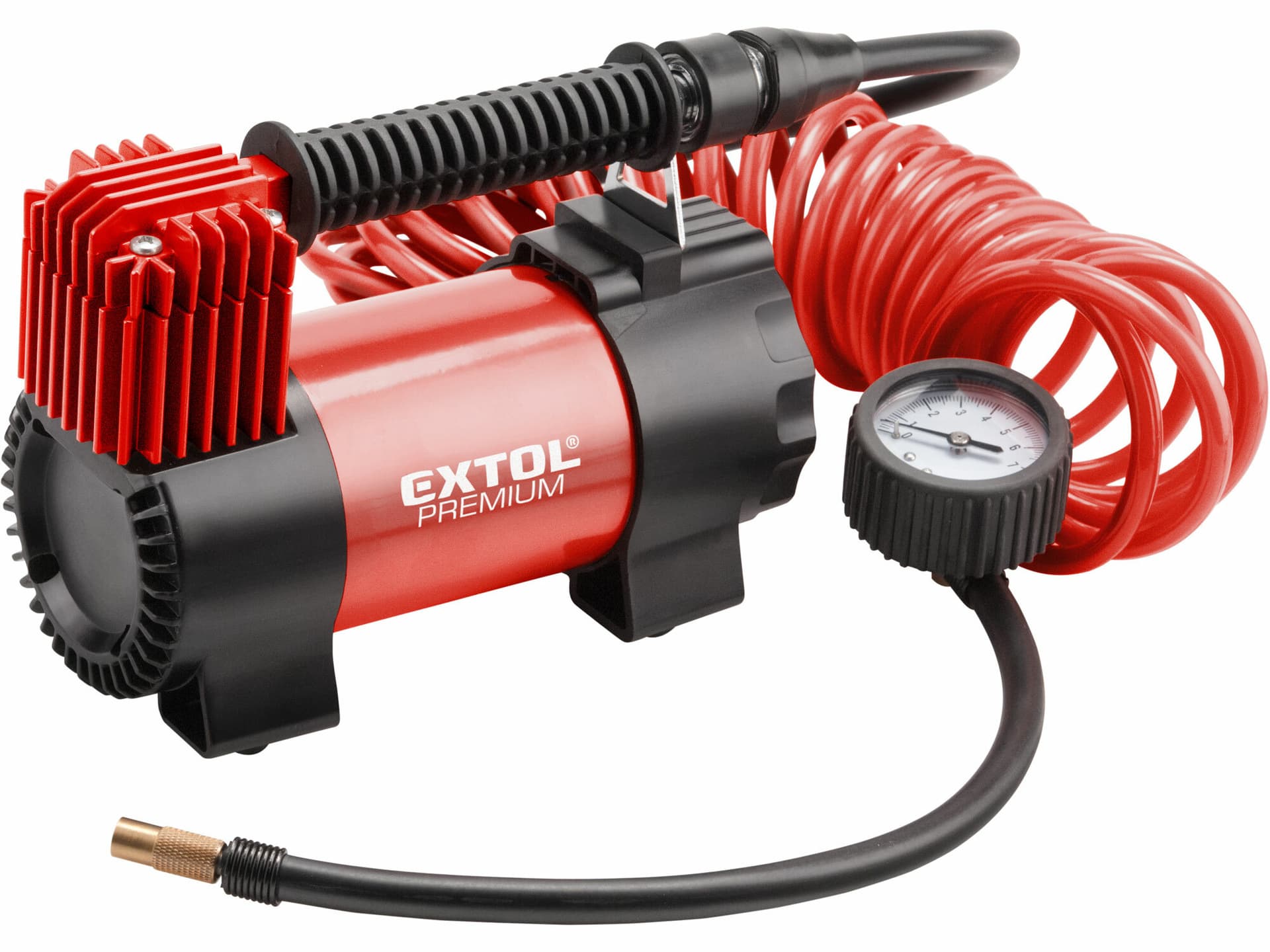 Kompresor do auta, 12V, 6,9bar, 3m hadica s tlakomerom