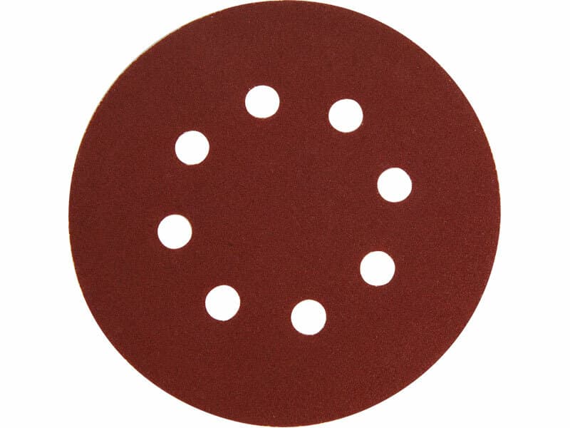 Papier brúsny na suchý zips Ø125mm s otvormi, P80, 10ks