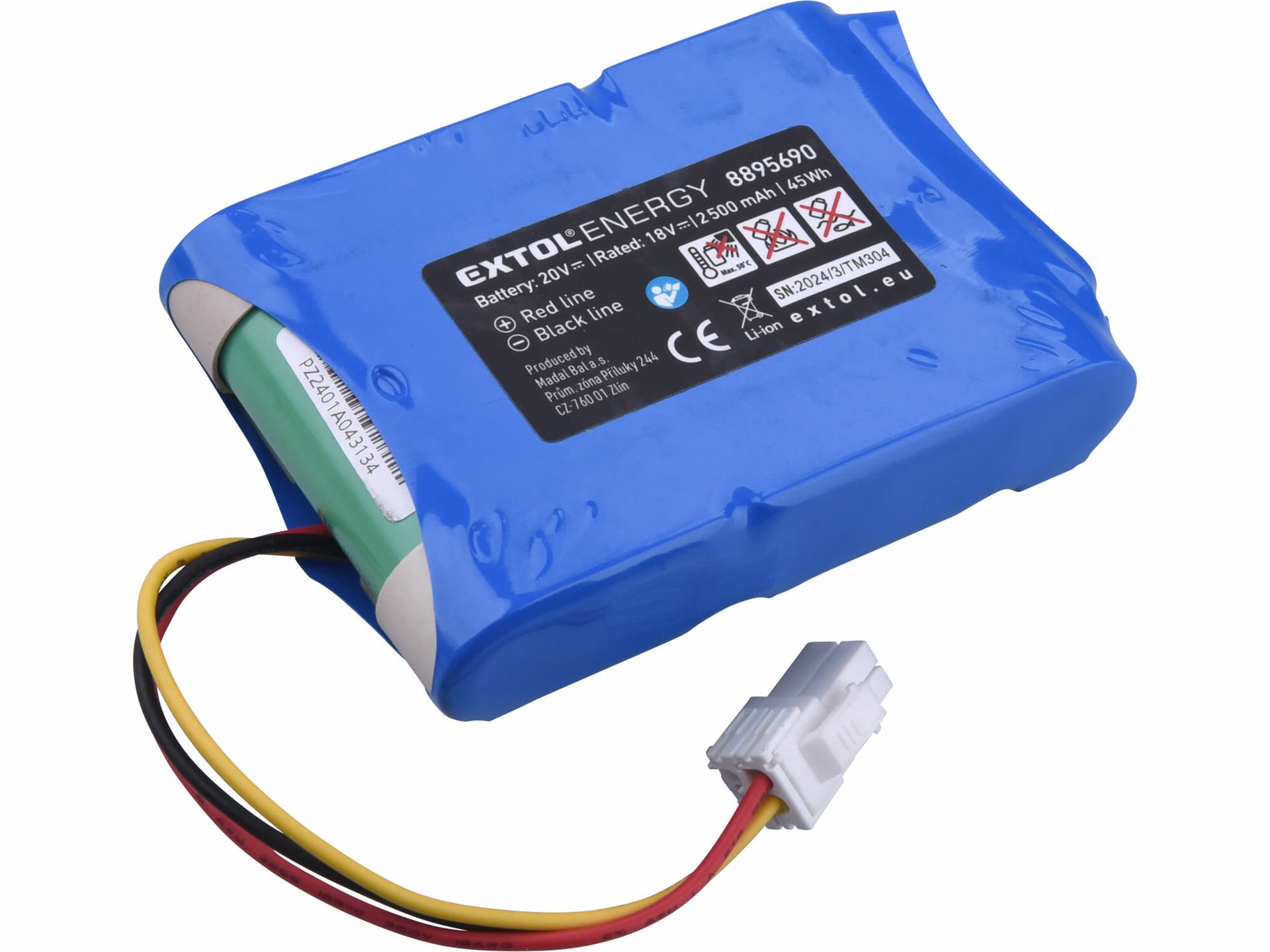 Akumulátor 20V/2,5Ah Li-ion, pre 8895650, 8895651