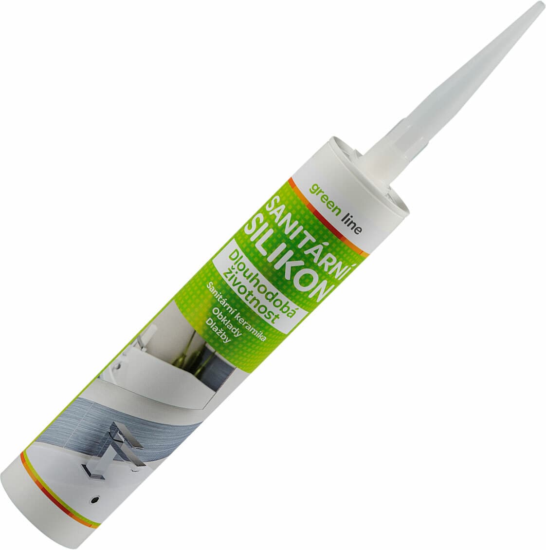 Silikón sanitárny, objem 310ml, biely