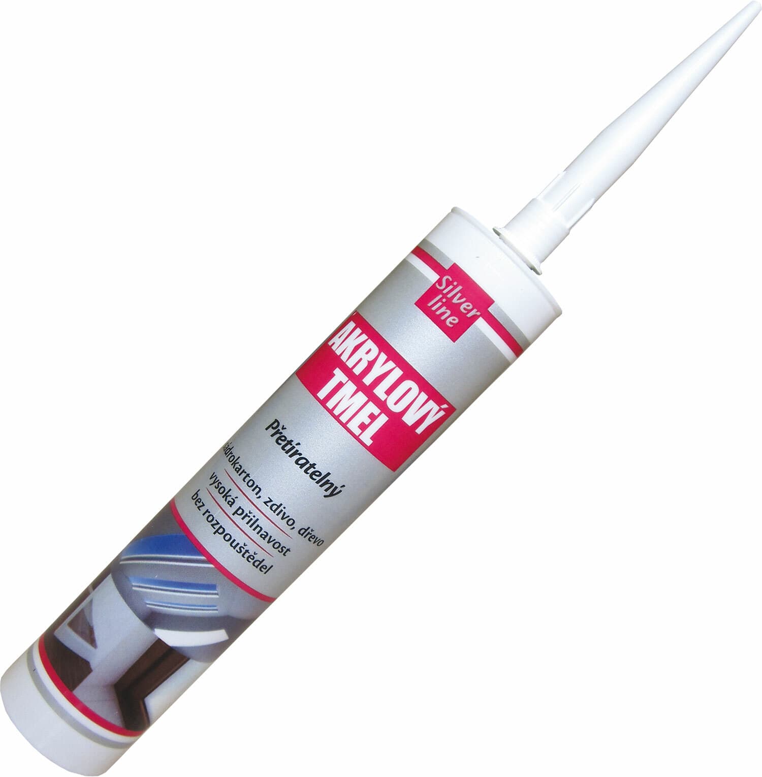Tmel akrylový, objem 310ml, biely