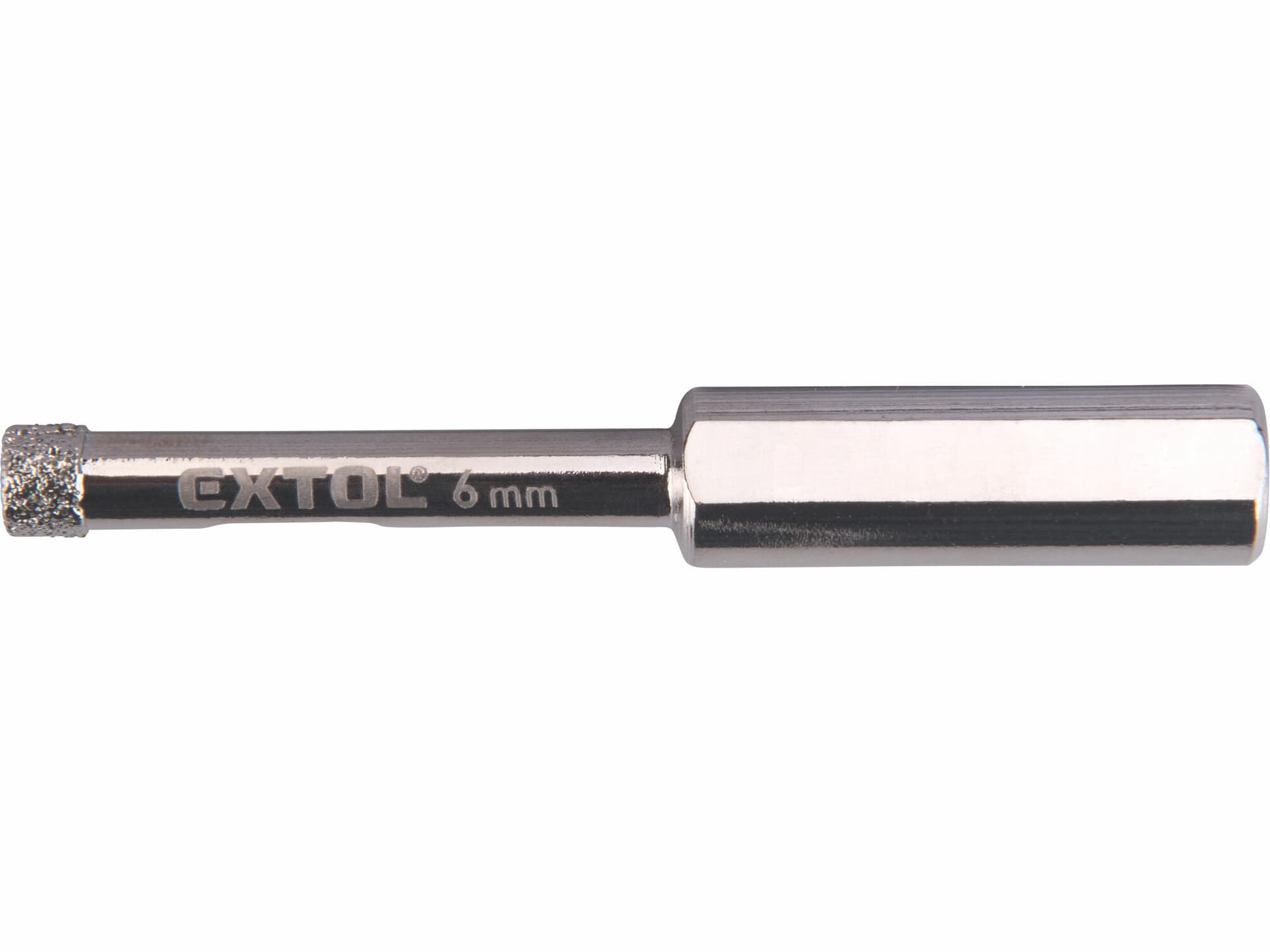 Vrták korunkový diamantový, Ø6mm