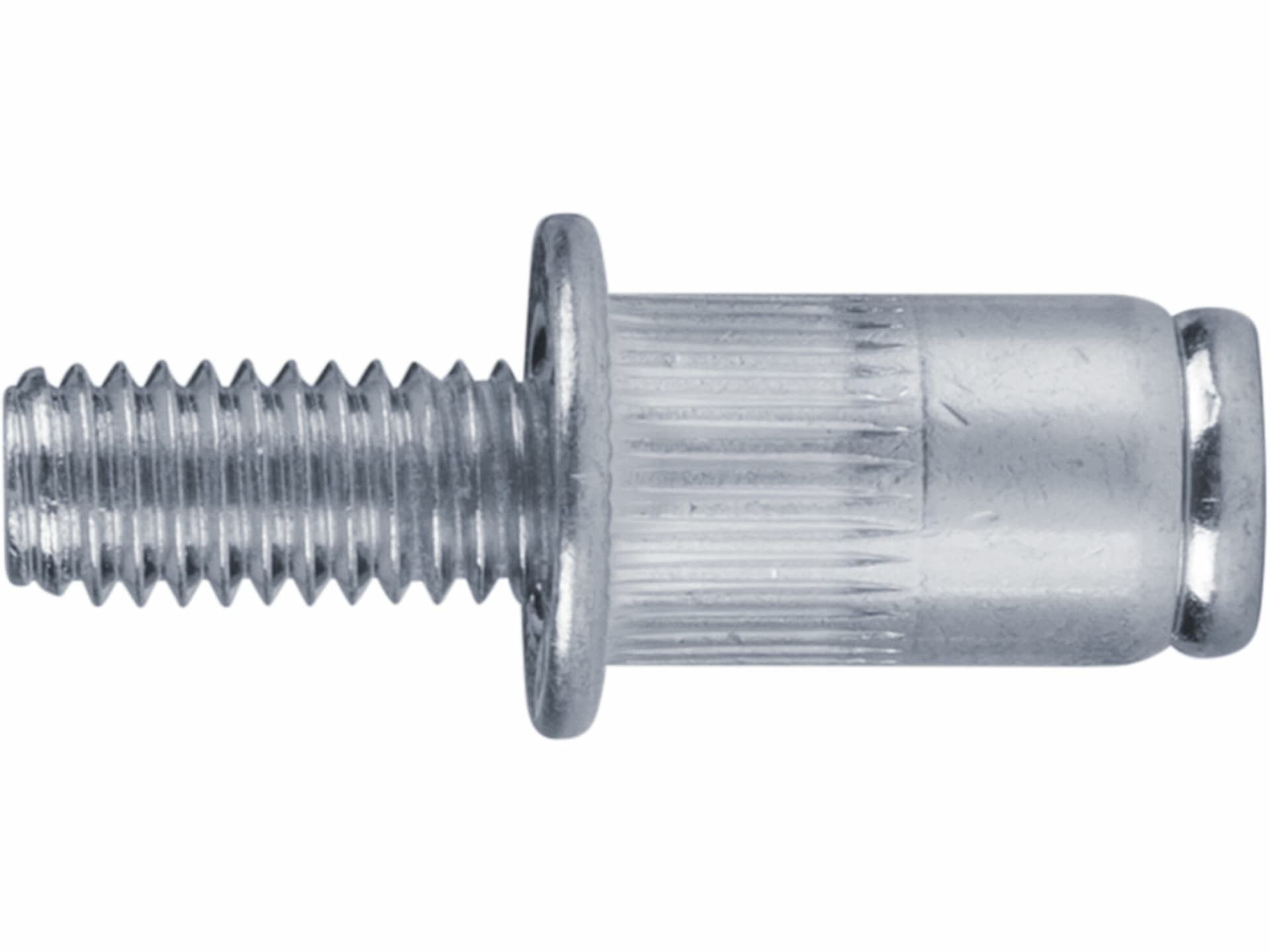 Skrutky nitovacie pozinkované, M6x12mm, 25ks