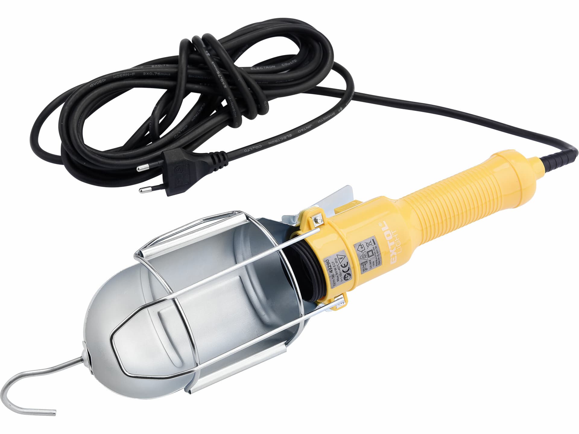 Svietidlo pracovné IP20, max. 60W, 230V, 5m kábel