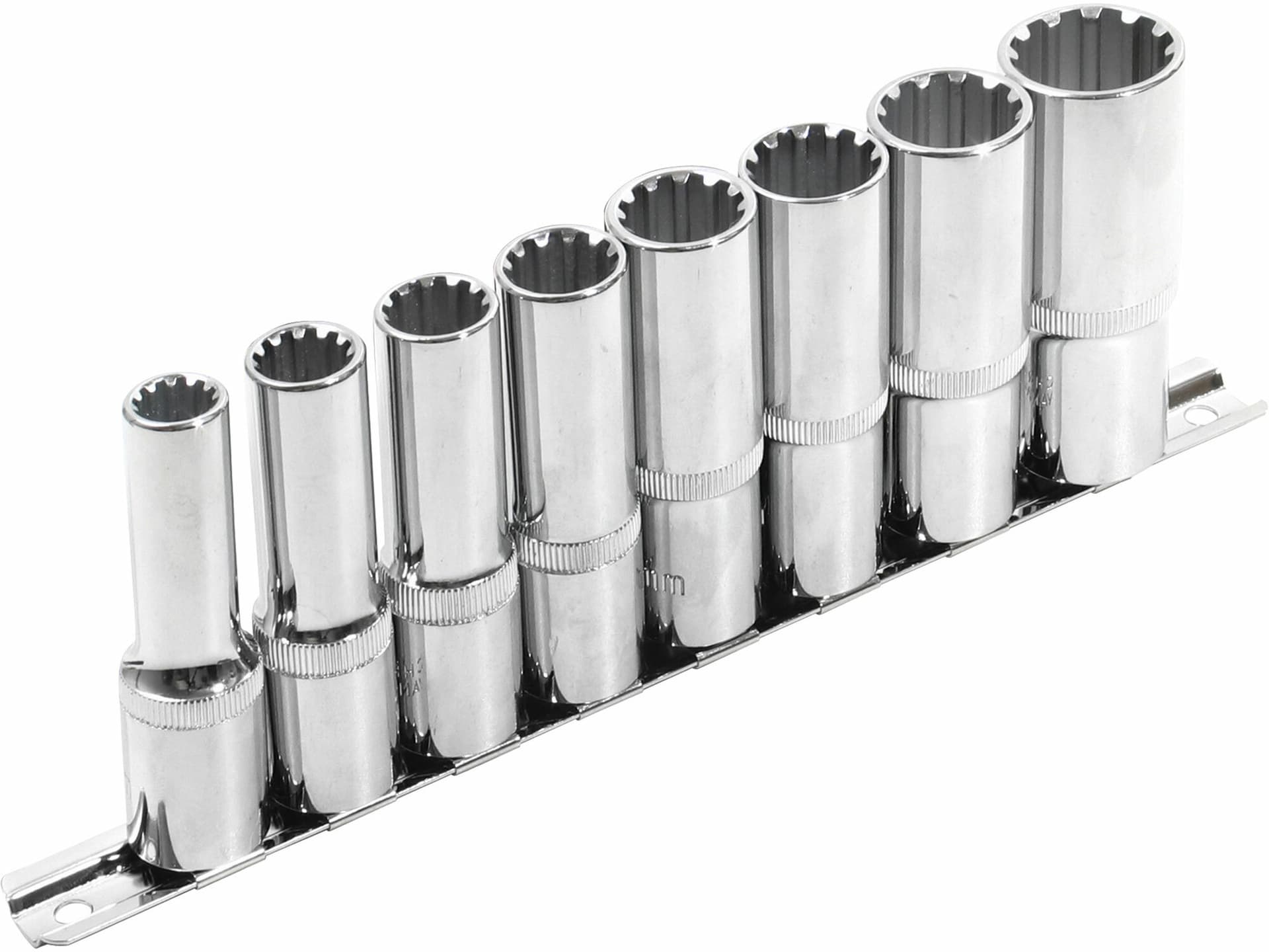 Kľúče nástrčné predĺžené MultiLock, 1/2'', 8ks, 10-22mm