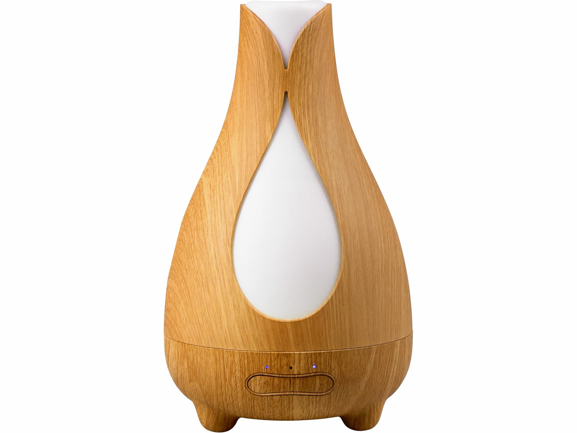 Aróma difuzér TULIP, svetlé drevo, 200ml, 7 farieb, 12W, Ø13,6x23,5cm