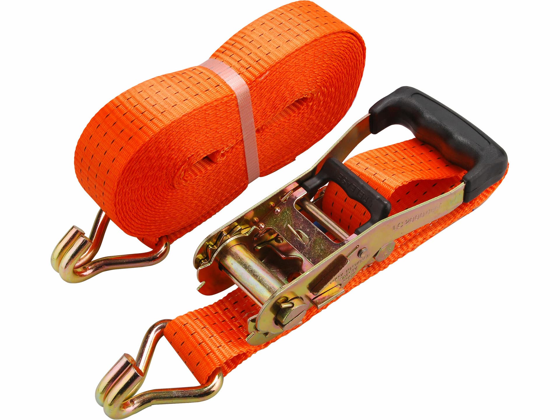 Pás sťahovací "gurtňa" s 2 hákmi, 10m x 50mm, max. 4000kg, GS