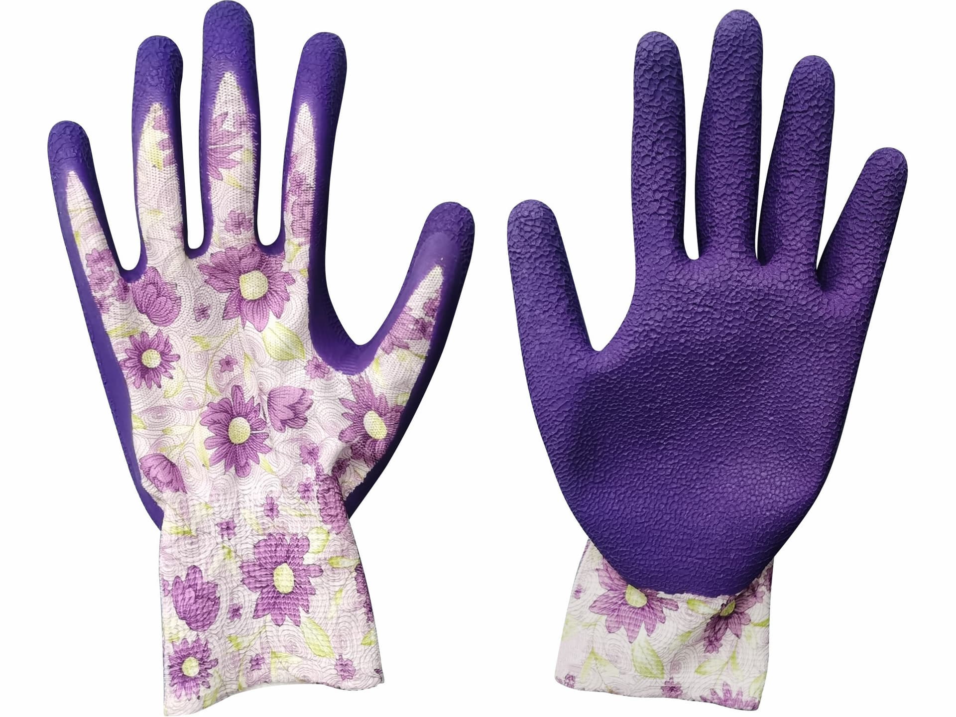 Rukavice polyesterové polomáčané v latexe, 7"