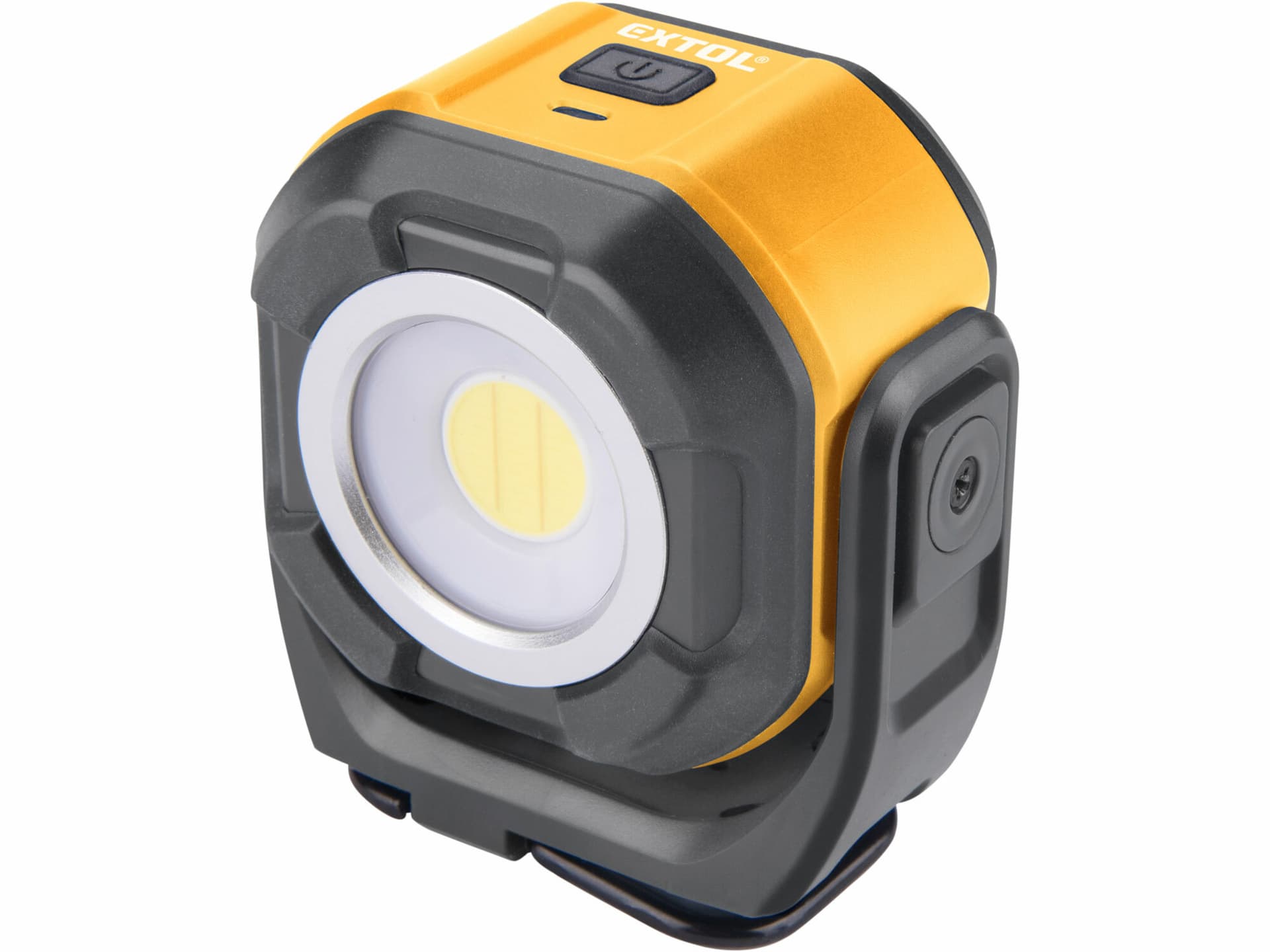 Svietidlo obojstranné nabíjateľné, 500lm/500lm, 3,7V/2Ah, otočné, magnet, hák, závit