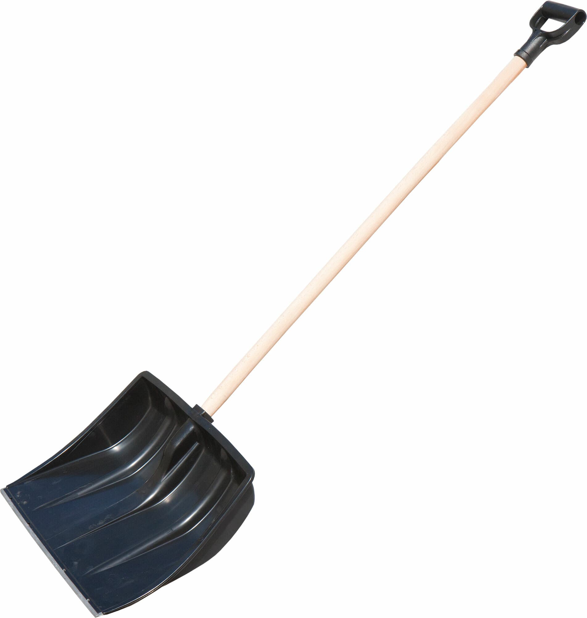 Odhŕňač na sneh plastový, drevená násada, 500mm