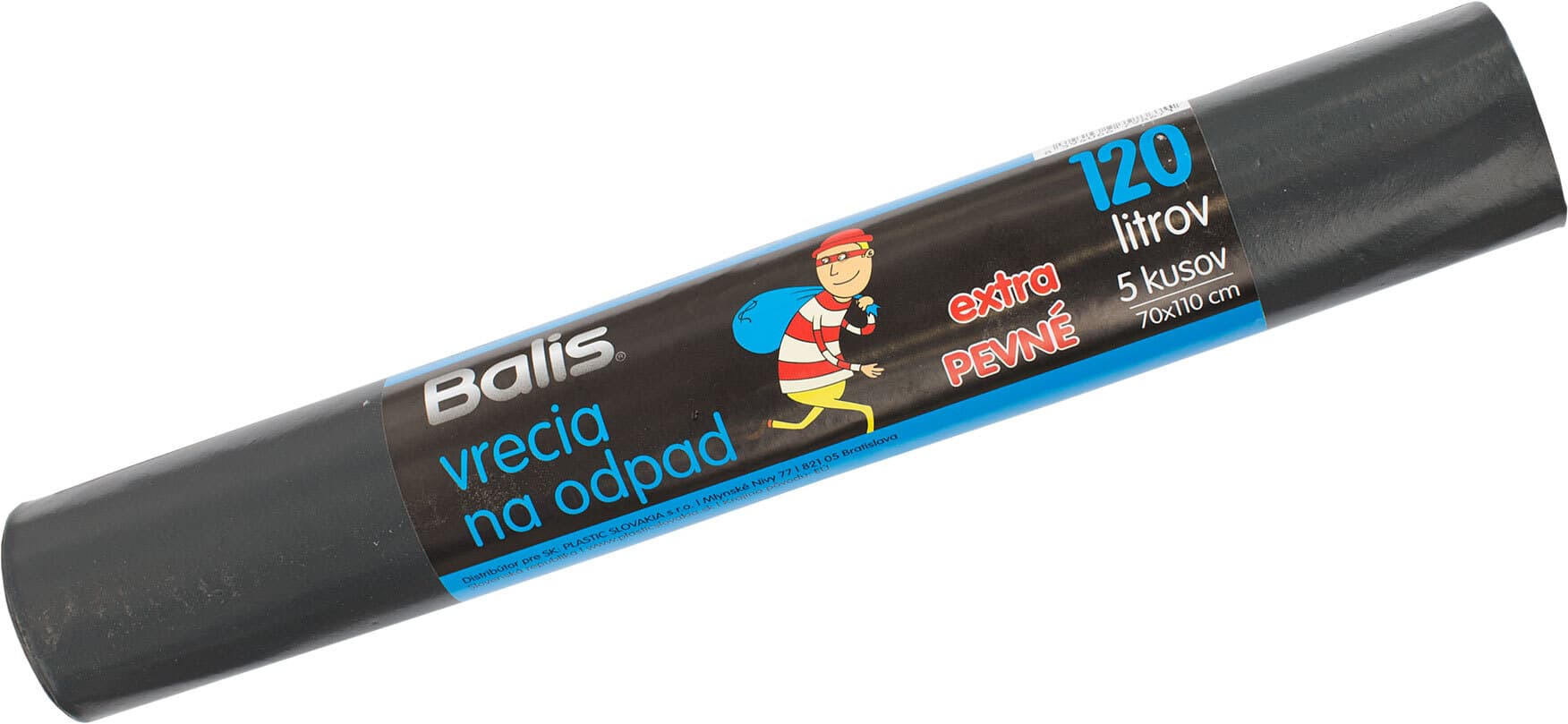 Vrecia na odpad 120l, 5ks, 70x110cm