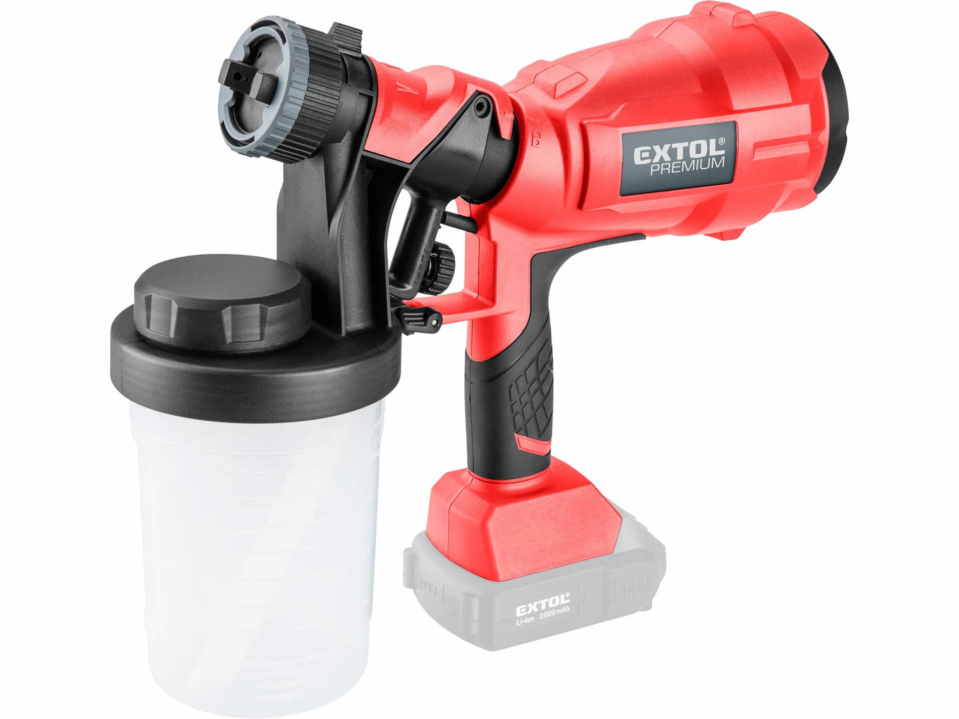 Pištoľ striekacia aku Share20V, bez aku, 700ml/min