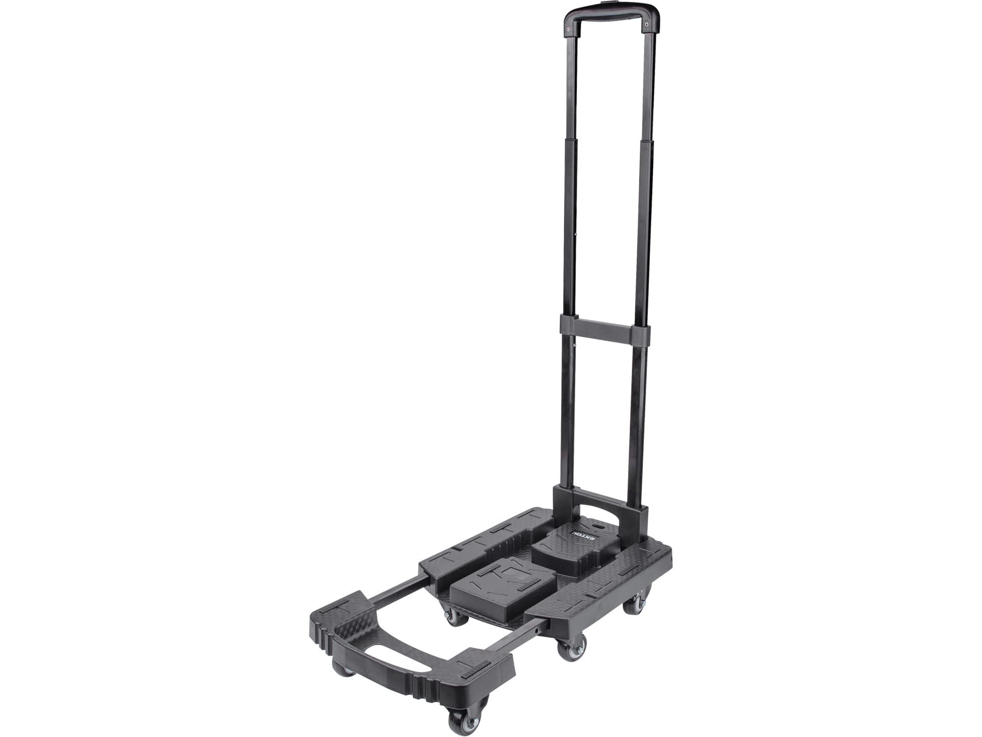 Vozík skladací plošinový, nosnosť 200kg, max. ložná plocha 60x32cm, 6 koliesok