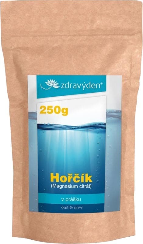 Horčík (Magnezium citrát) prášok, 250g