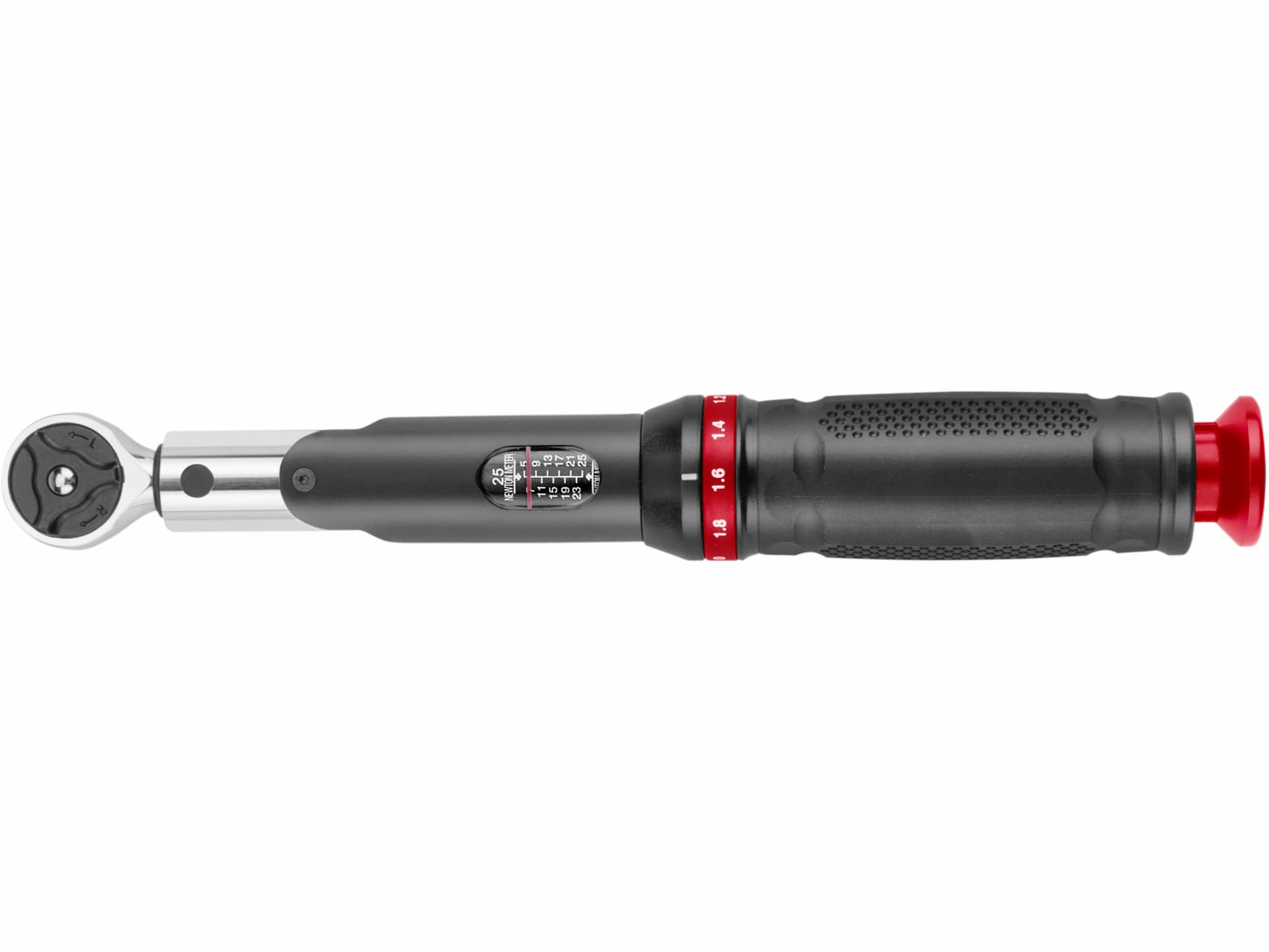 Kľúč momentový so stupnicou, 1/4", 5-25Nm, dĺžka 300mm
