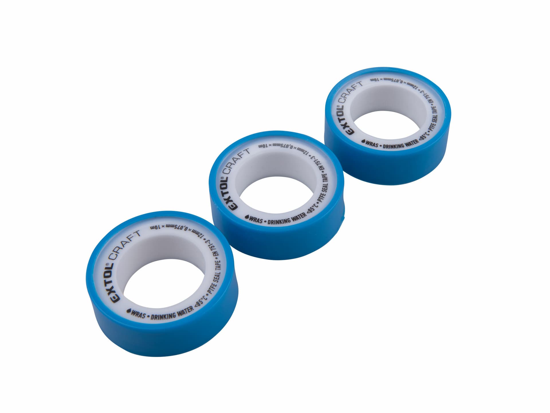 Pásky teflónové, 3ks, 12mmx10m, hr. 0,075mm
