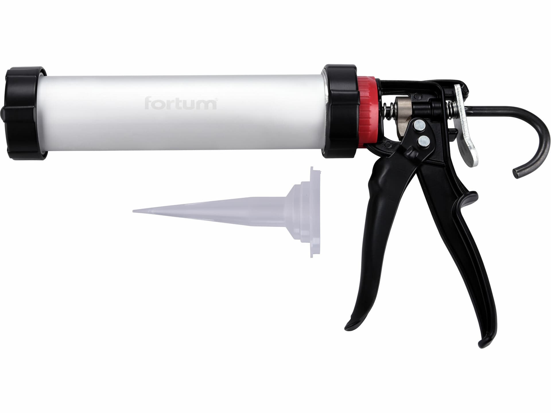Pištoľ na tmel zatvorená hliníková, 229mm, max. objem kartuše 310ml