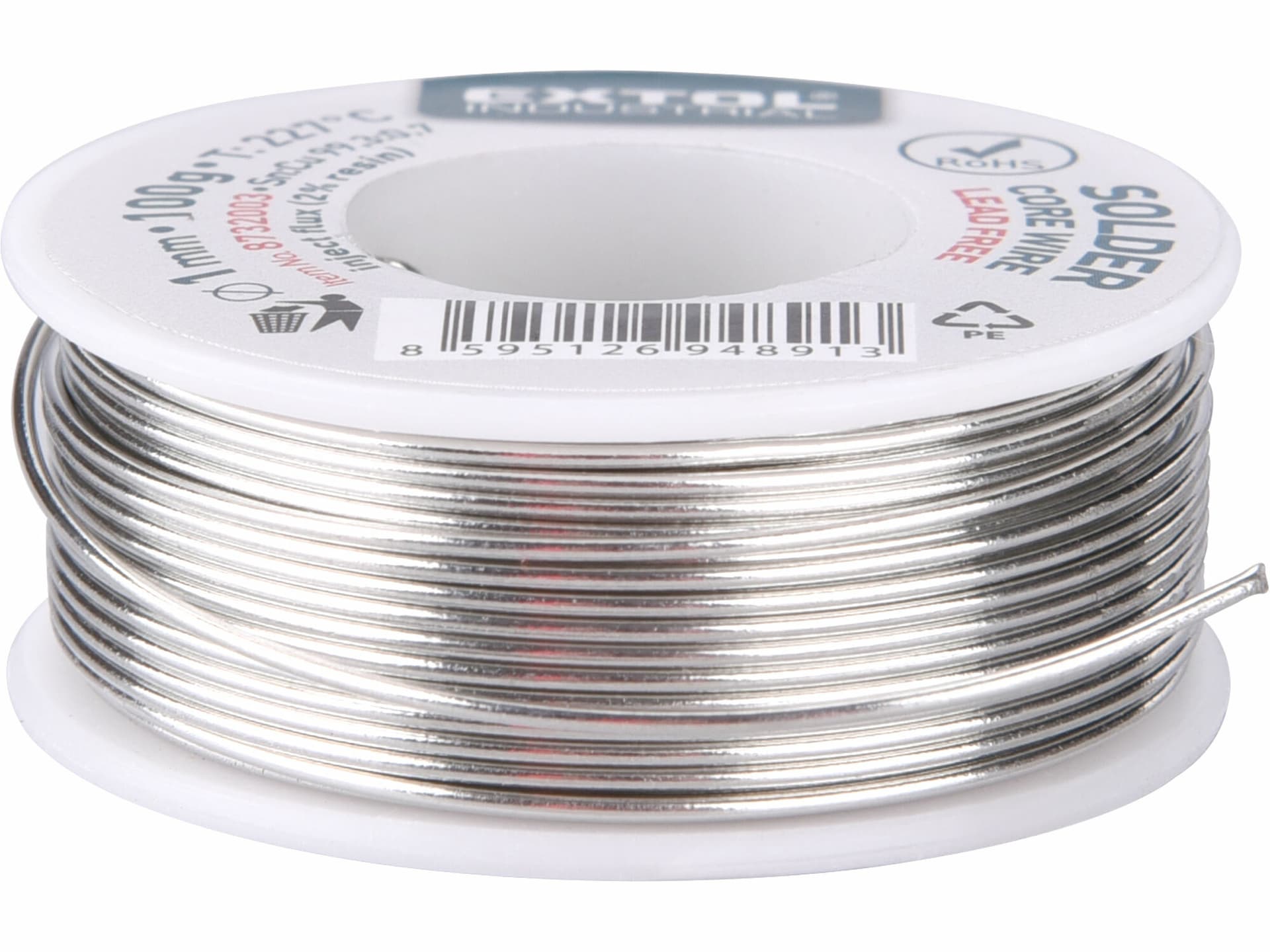 Cín na spájkovanie Ø1mm, 100g (8732003)