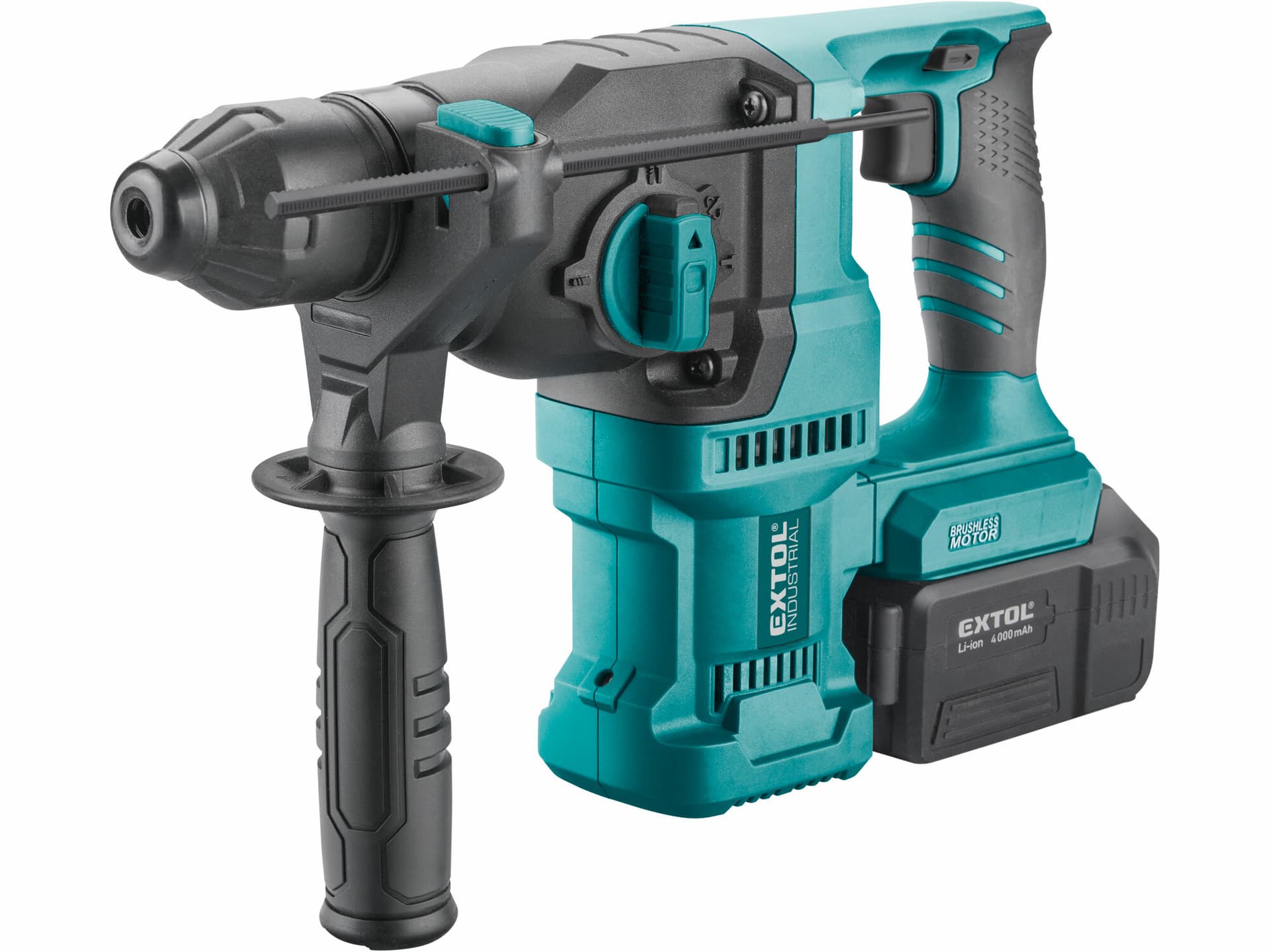 Kladivo vŕtacie aku Share20V, 1x 4Ah, SDS-plus, 2,6J, bezuhlíkový motor