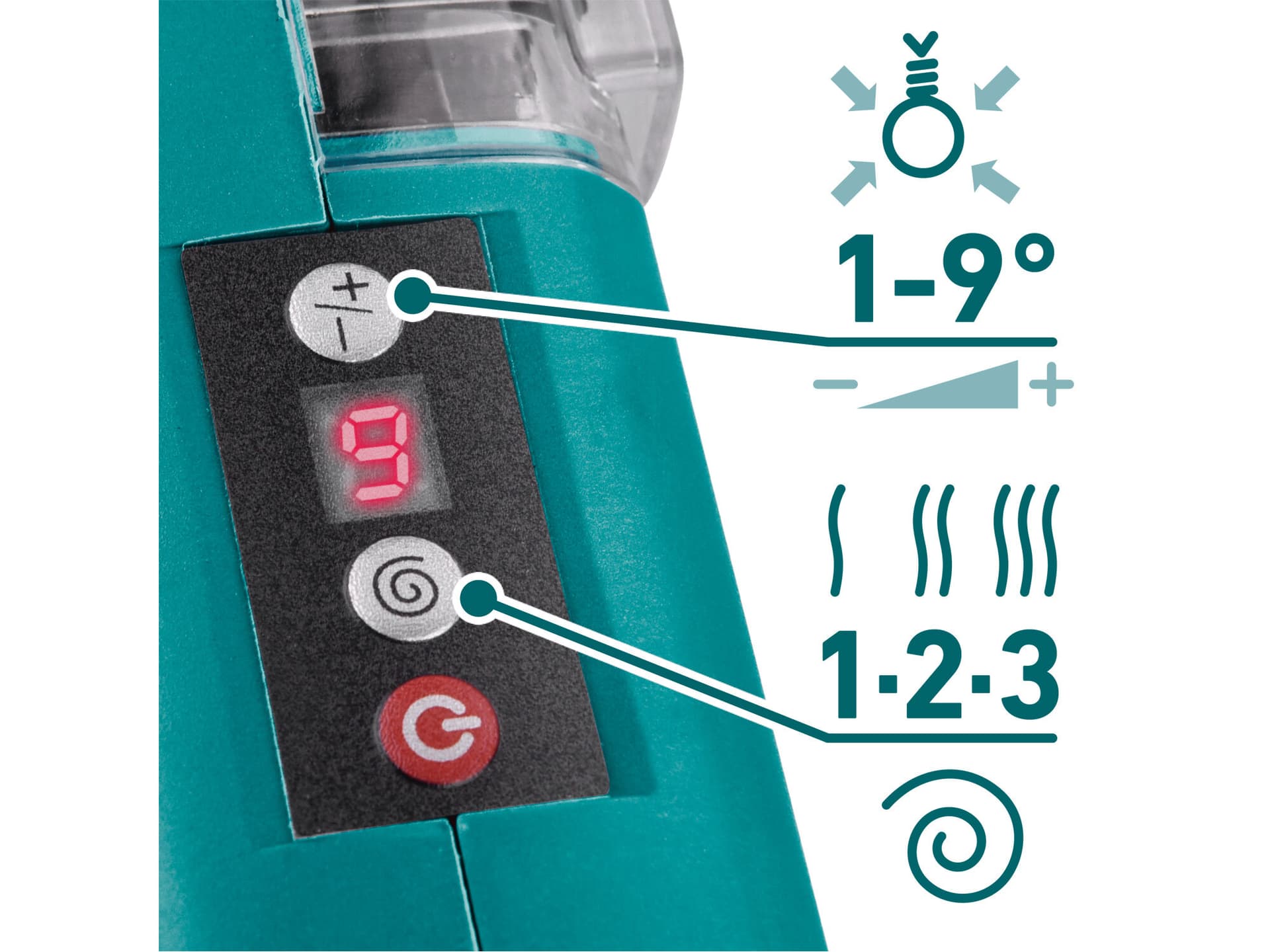 Viazač armatúr aku Share20V, bez aku, drôt 0,8mm, oko 8-34mm, bezuhlíkový motor – 5