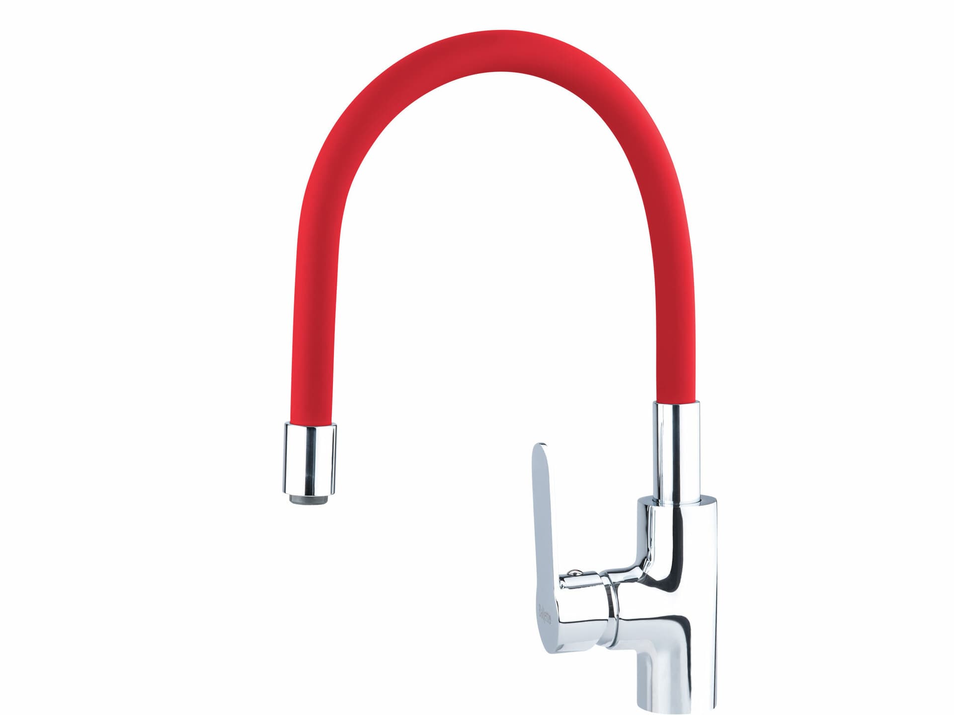 Batéria stojanková, flexibilné horné rameno červené, 550mm