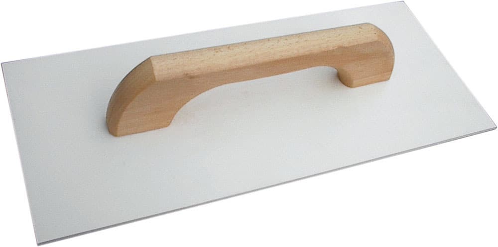 Hladidlo plastové, drevená rukoväť, 400x175mm, hrúbka 4mm