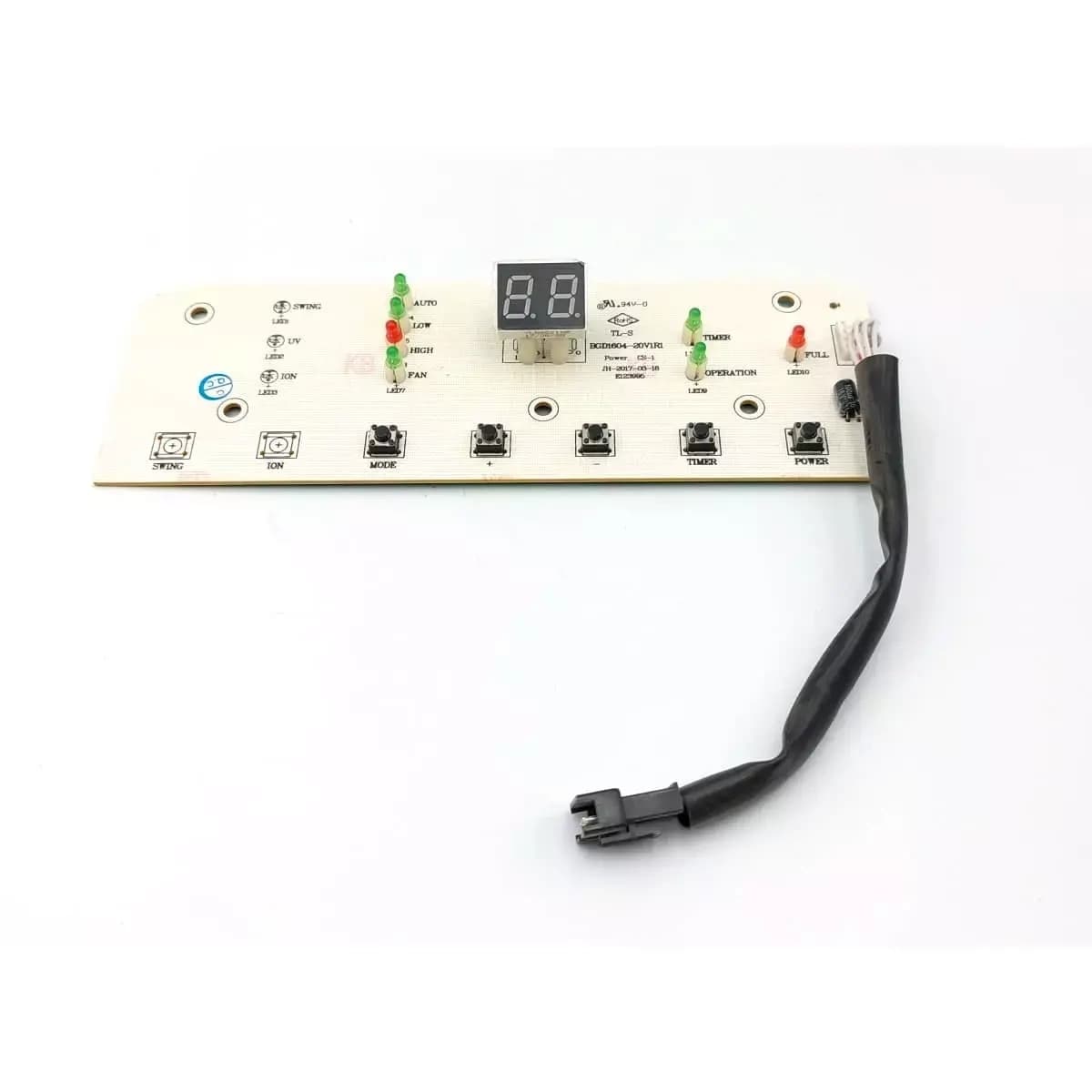 Ovládací panel pre DA-R020 (poz. 6)