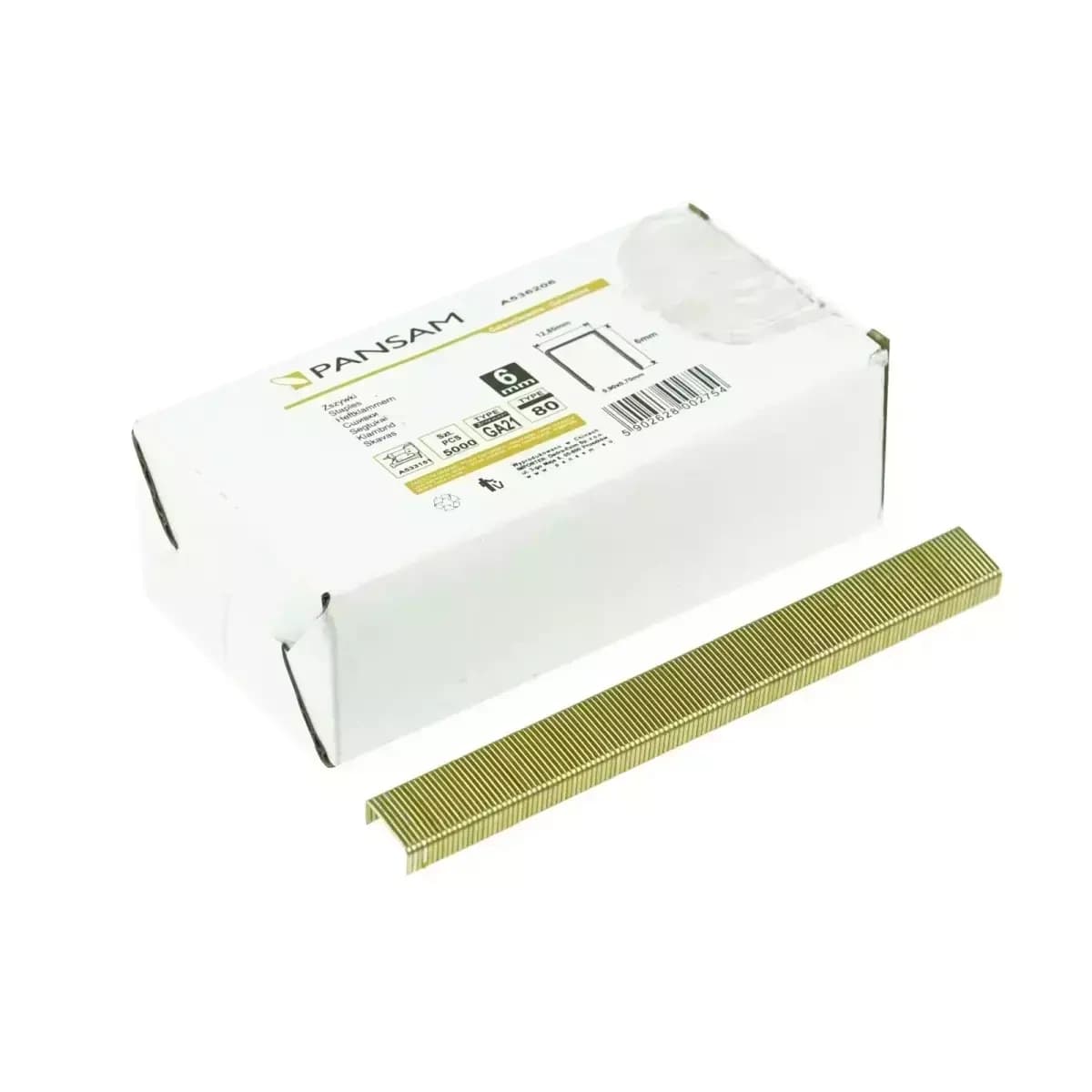 Spony 14mm pre sponko-klincovačku Ga21 typ 80 (0,90x0,70x12,80mm) 5000 ks