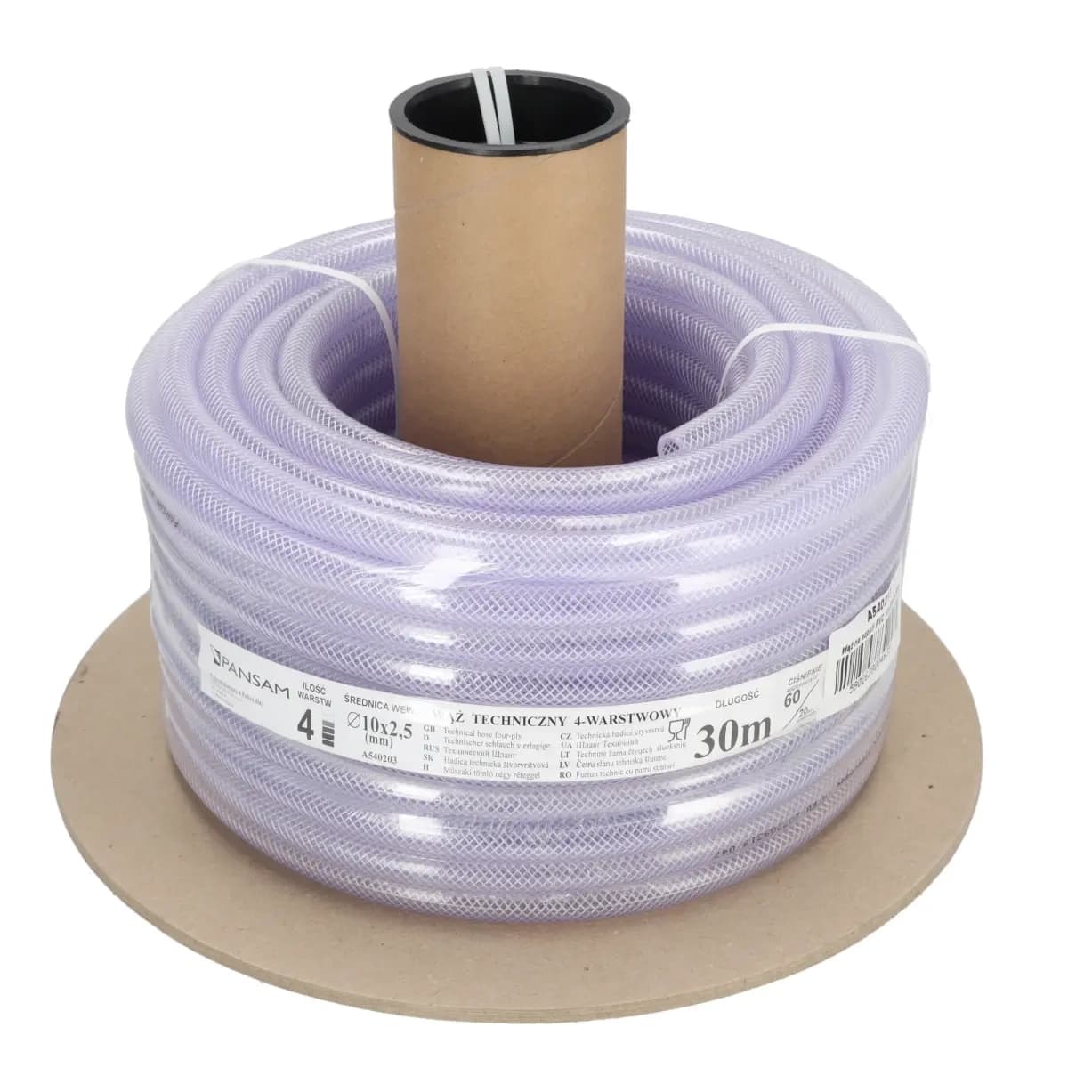 Vystužená hadica pre stlačený vzduch PVC 10x15mm 1m (min. obj 30m) (A540213)