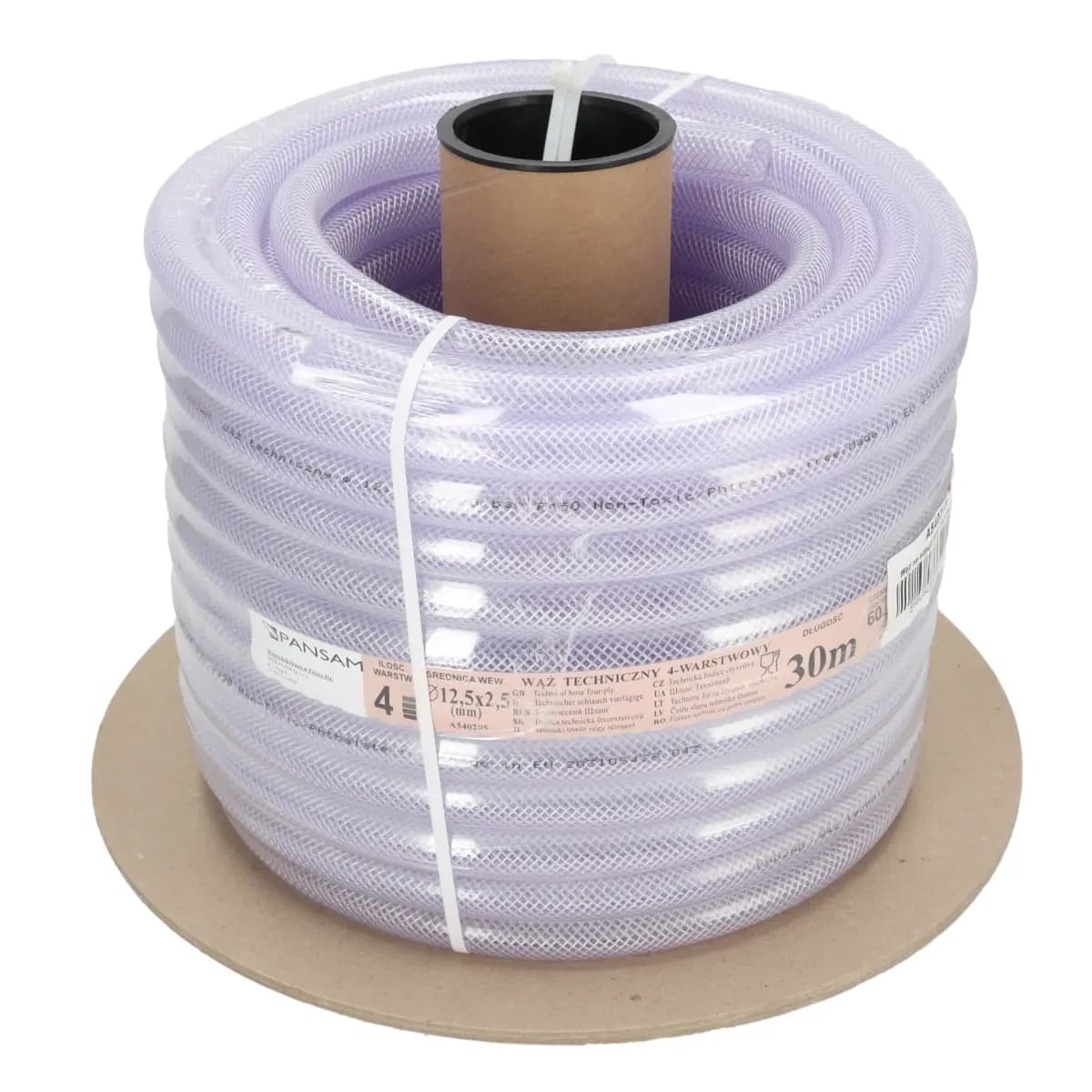 Vystužená hadica pre stlačený vzduch PVC 12x17mm 1m (min. obj 30m) (A540215)