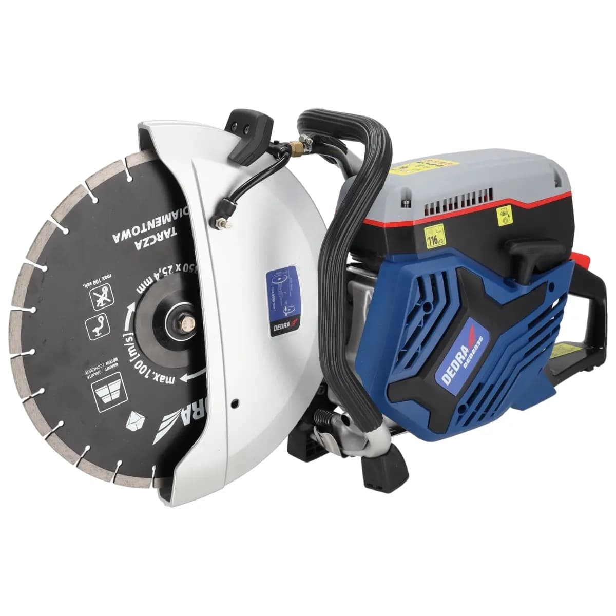 Benzínový rezací stroj na betón a oceľ 3,5kW 350/25,4mm